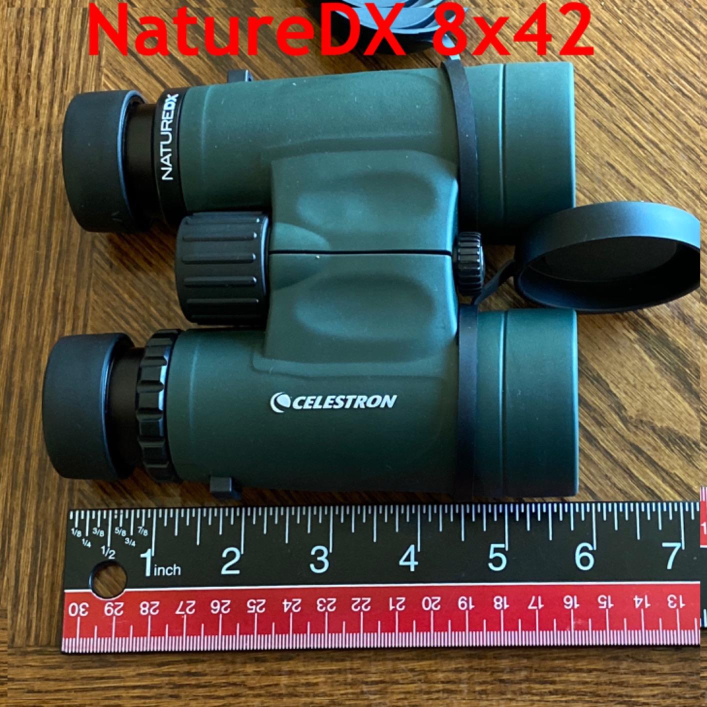 Celestron - Nature DX 8x42 Binoculars - Ideal for Birding and Outdoors - 42mm Objective Lenses - Wide 7.4 deg Field of View - BaK-4 Prisms - Fully Multi-Coated - Waterproof and Fogproof customer photo 1