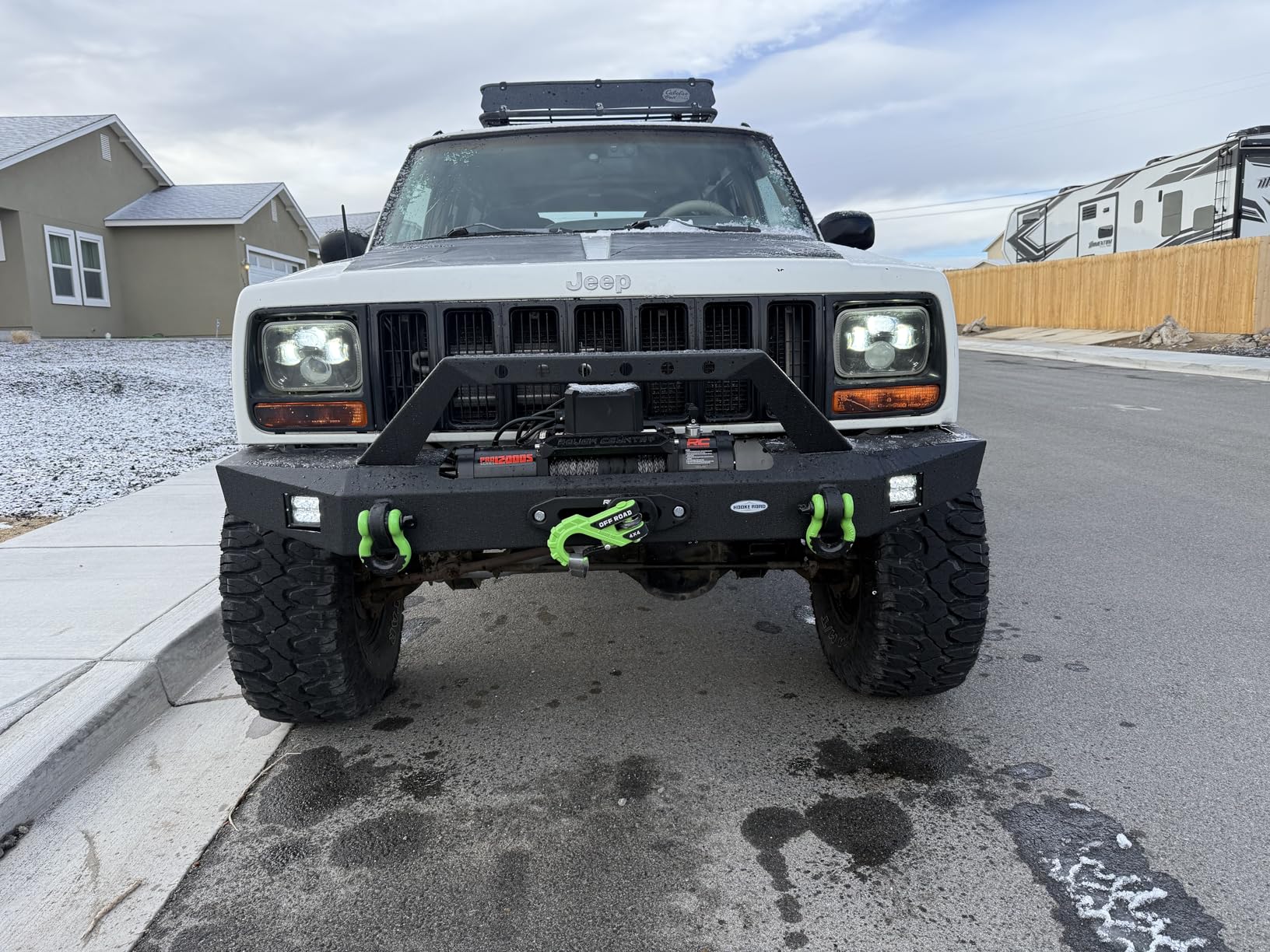 Rough Country 12,000LB PRO Series Electric Winch | Synthetic Rope - PRO12000S, Black customer photo 1