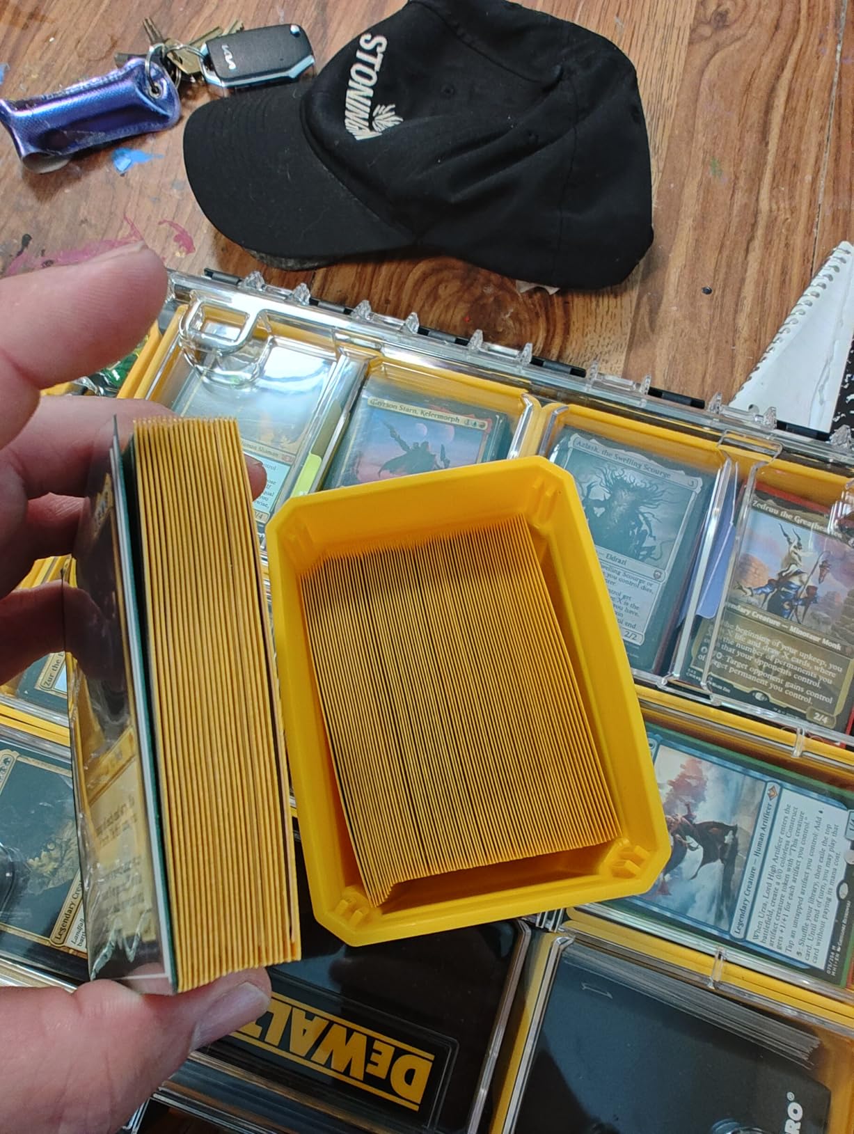 DEWALT TSTAK Tool Organizer, Small Parts and Screw Organizer Tool Box with Removable Compartments, (DWST17805) customer photo 2