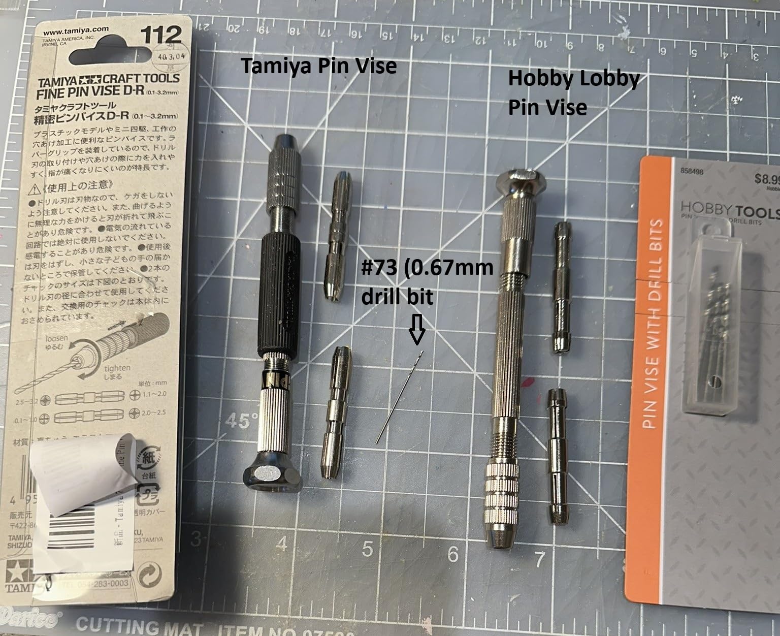 Tamiya 74112 Fine Pin Vise D-R (0.1-3.2mm) customer photo 2