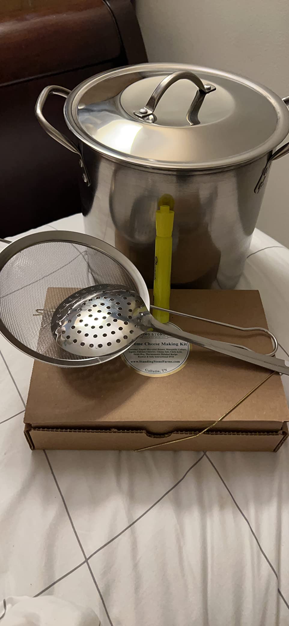 Standing Stone Farms Complete Cheese Making Kit - Includes our Award Winning Ultimate Kit plus Equipment ~ Makes Hard & Soft Cheese ~ Detailed Recipes Included. customer photo 2