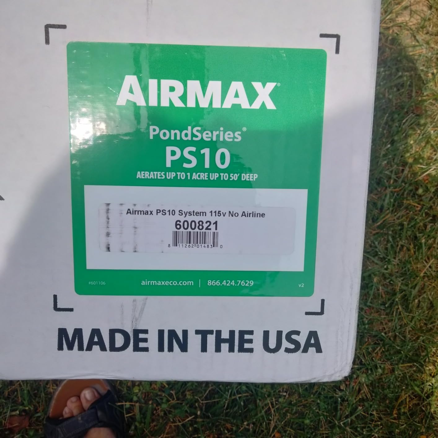 Airmax PondSeries PS10 Aeration System, Pond & Lake Aerator, Aerate Ponds & Lakes up to 1 Acre customer photo 1