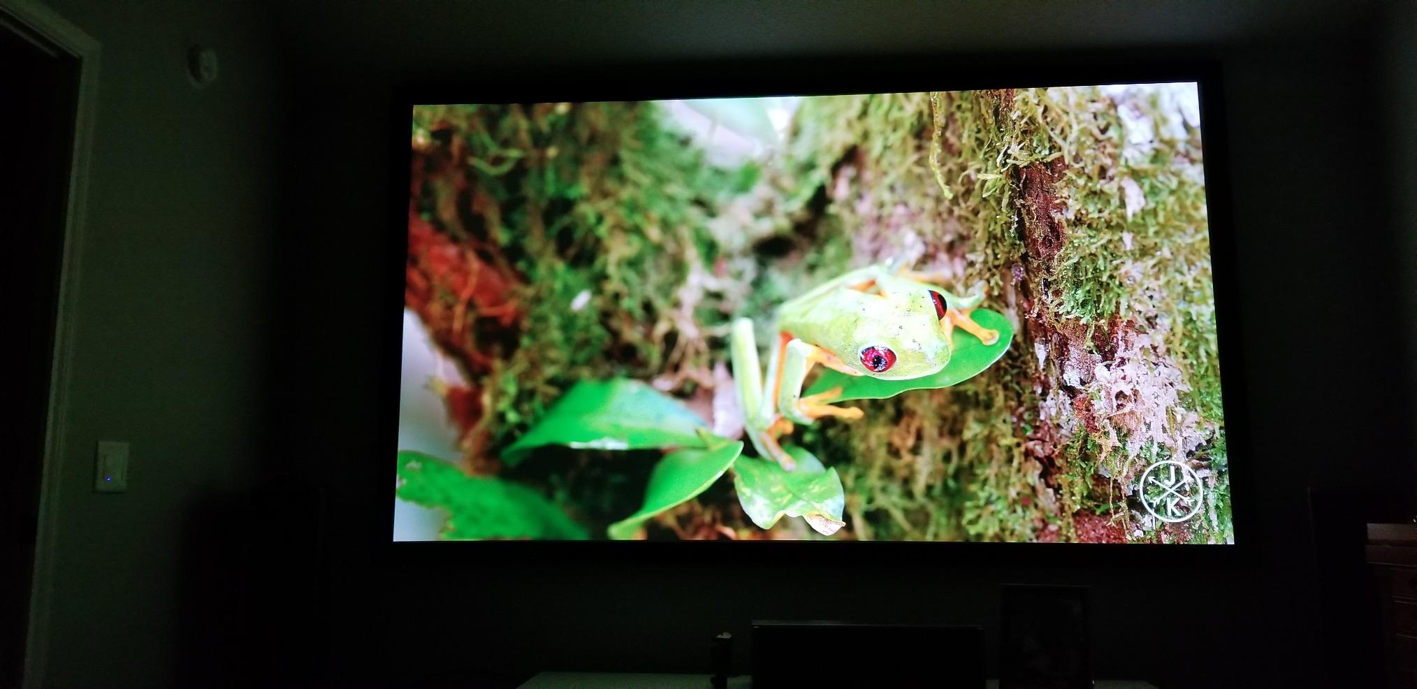 Silver Ticket Products STR Series 6 Piece Home Theater Fixed Frame 4K / 8K Ultra HD, HDTV, HDR & Active 3D Movie Projection Screen, 16:9 Format, 150