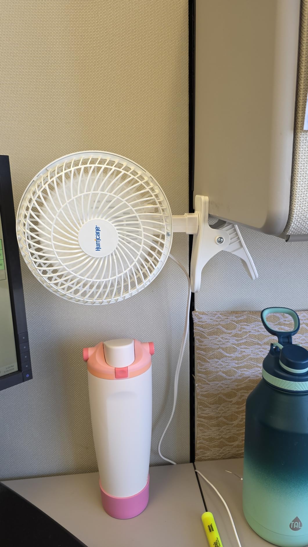 Hurricane Classic 6 Inch Clip Fan, 2 Speed Portable Desk Table Fan with Tilt customer photo 1