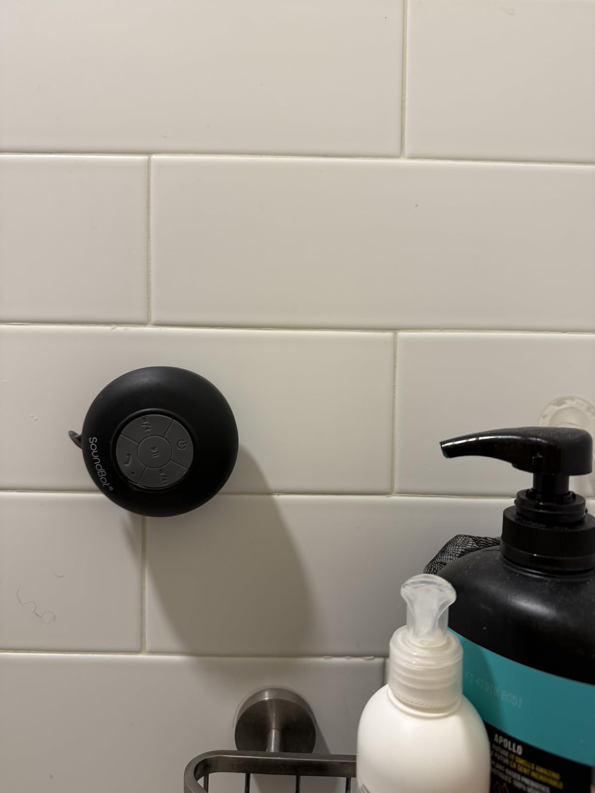 SoundBot SB510 Waterproof Shower Speaker HD Water Resistant Bluetooth Handsfree Portable with Loud Clear Sounds 6+hrs of Playtime, Wireless Suction Cup Small Durable for Outdoors Travel Home (Pink) customer photo 1