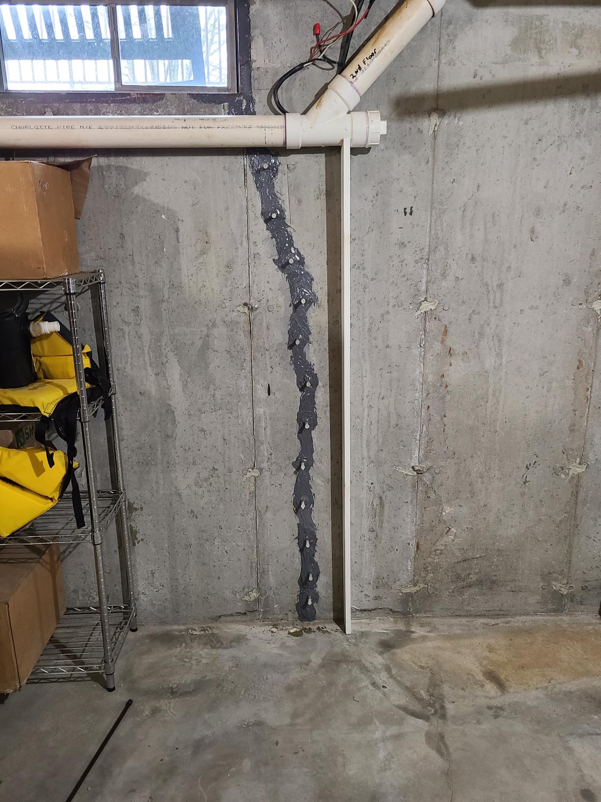 RadonSeal DIY Concrete Foundation Crack Repair Kit (20-ft) - The Homeowner's Solution to Fixing Basement Wall Cracks Like The Pros customer photo 1