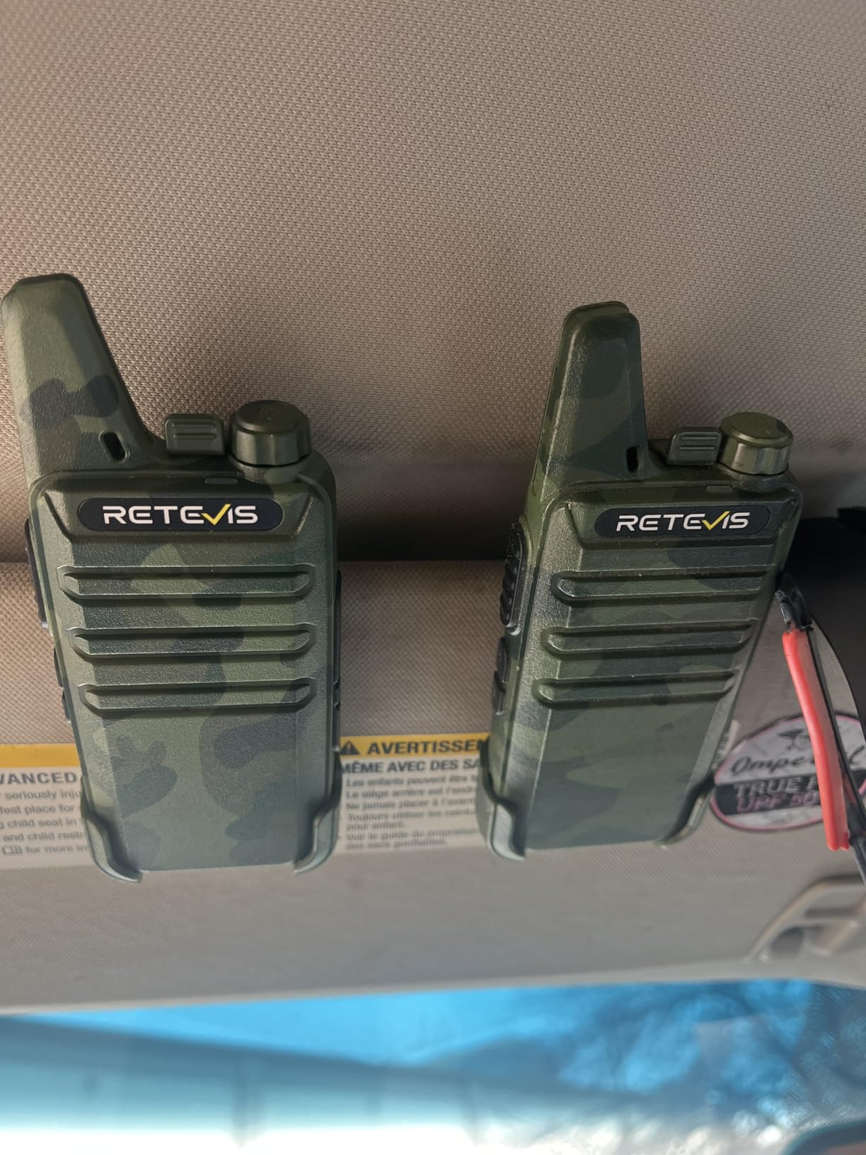 Retevis RT22 Two Way Radio Long Range Rechargeable,Portable 2 Way Radio, USB-C Charging, Handsfree Walkie Talkies for Adults Cruise Hiking Camping(4 Pack) customer photo 1