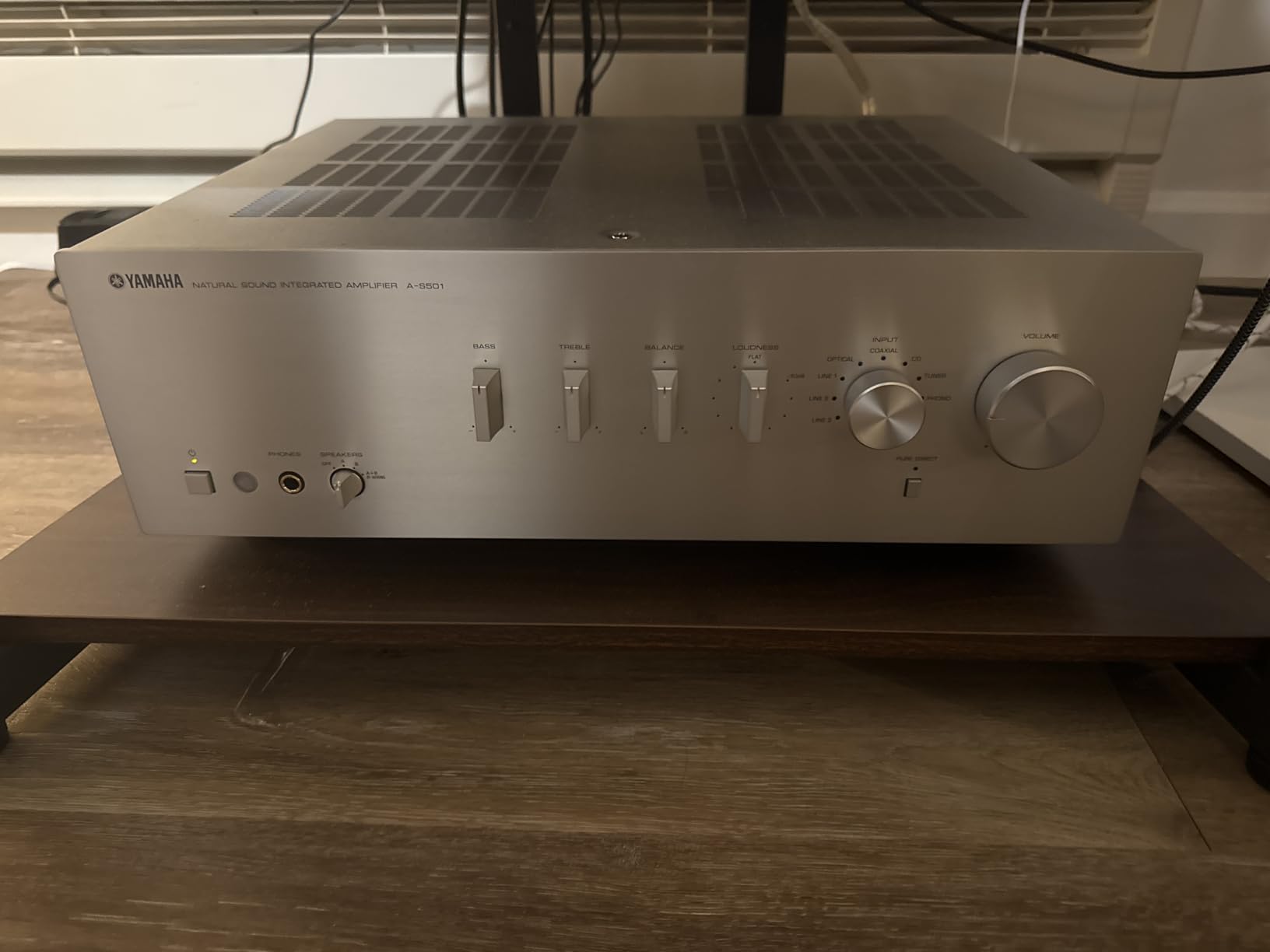 Yamaha A-S501SL Natural Sound Integrated Stereo Amplifier (Silver) customer photo 2