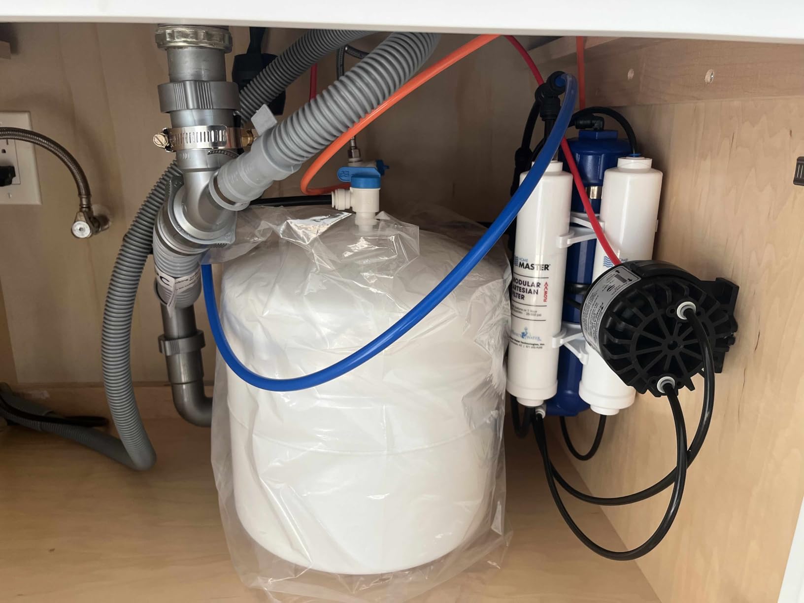 Home Master TMAFC-ERP Artesian Full Contact Reverse Osmosis System, 7-Stages, Patented 2-Pass Alkaline Remineralization, Fast 4.5s Fill Rate, 1:1 Waste Ratio customer photo 2