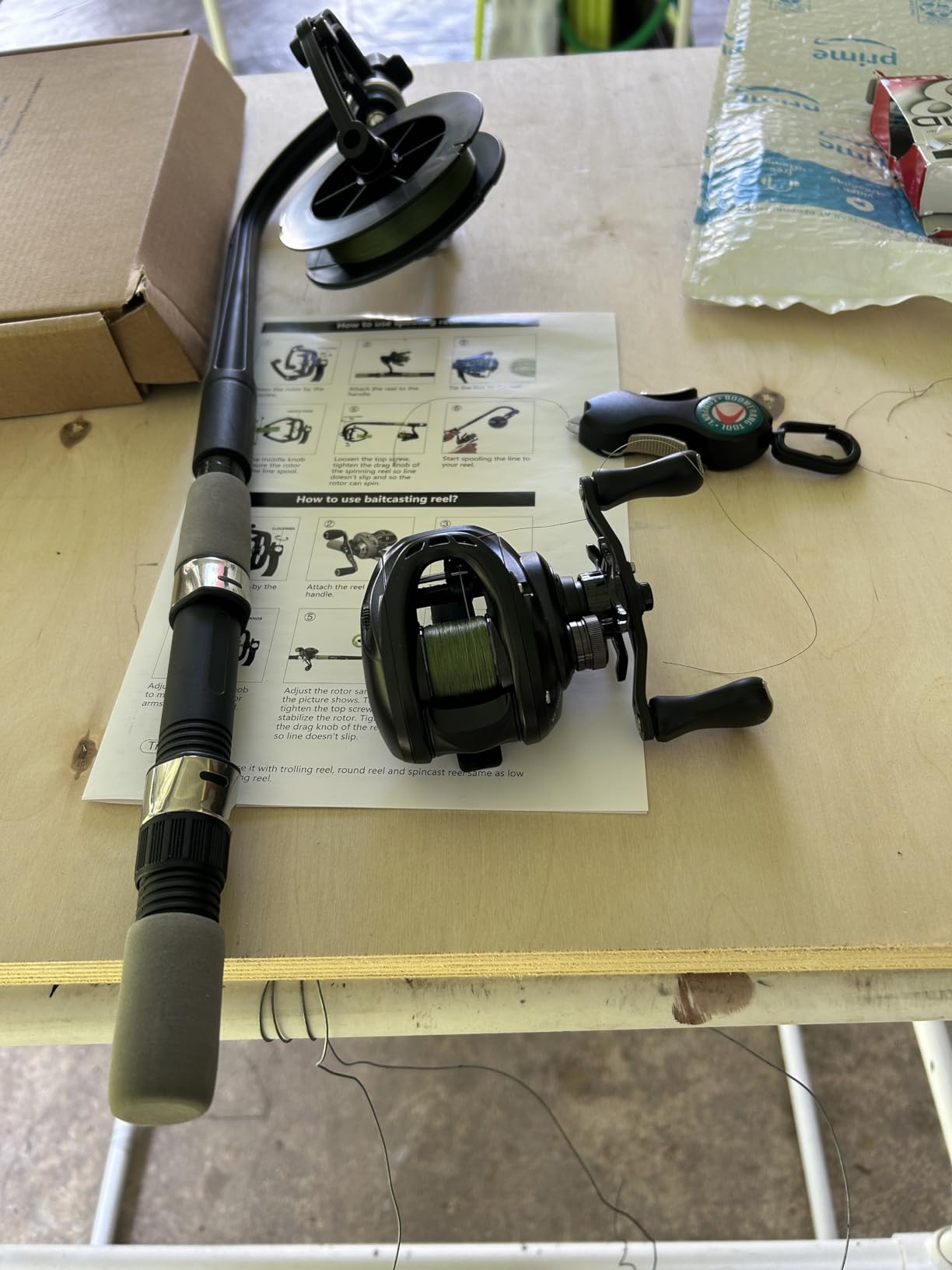 Piscifun Fishing Line Winder Spooler Machine Spinning Reel Spool Spooling Station System Automatic Spools Holder customer photo 1