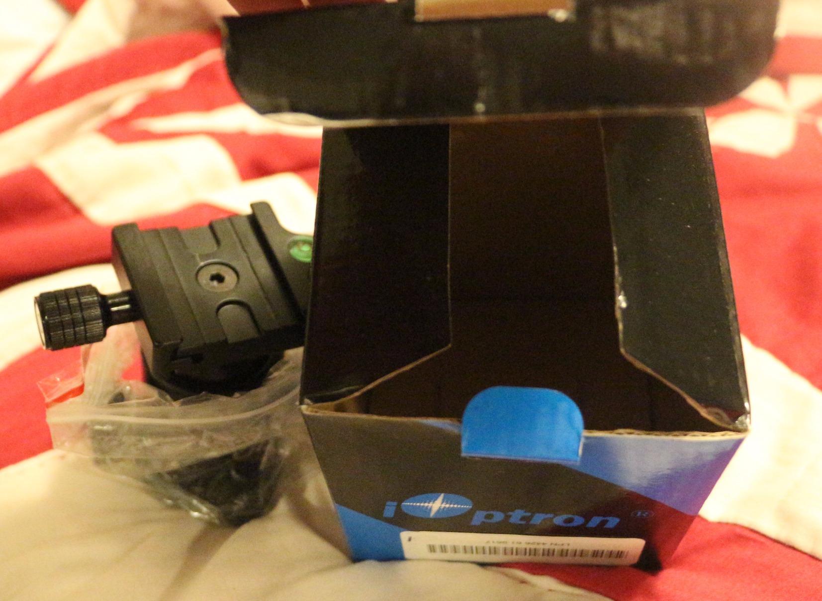 iOptron 3305A SkyTracker Ball Head (Black) customer photo 1