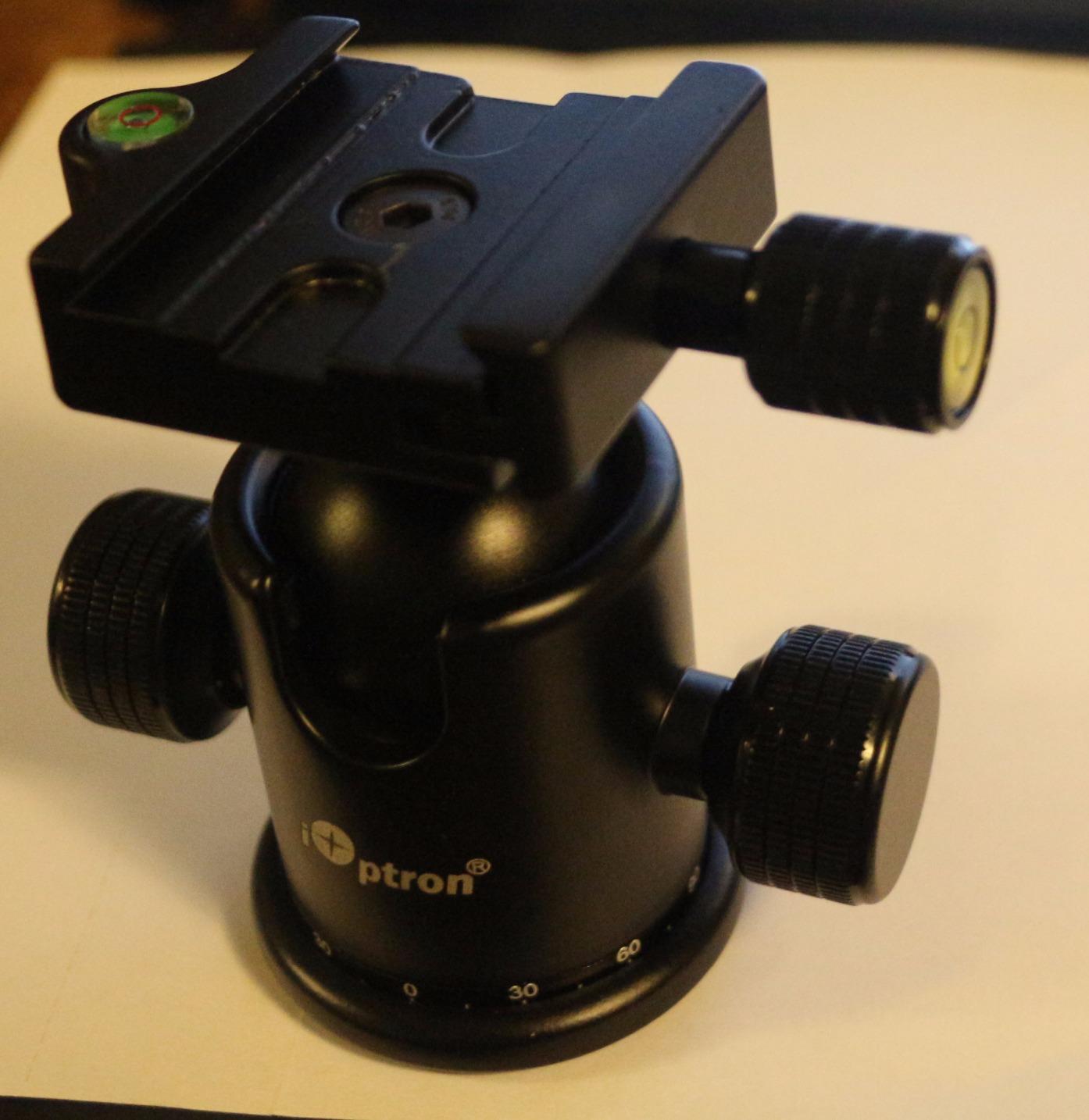 iOptron 3305A SkyTracker Ball Head (Black) customer photo 2