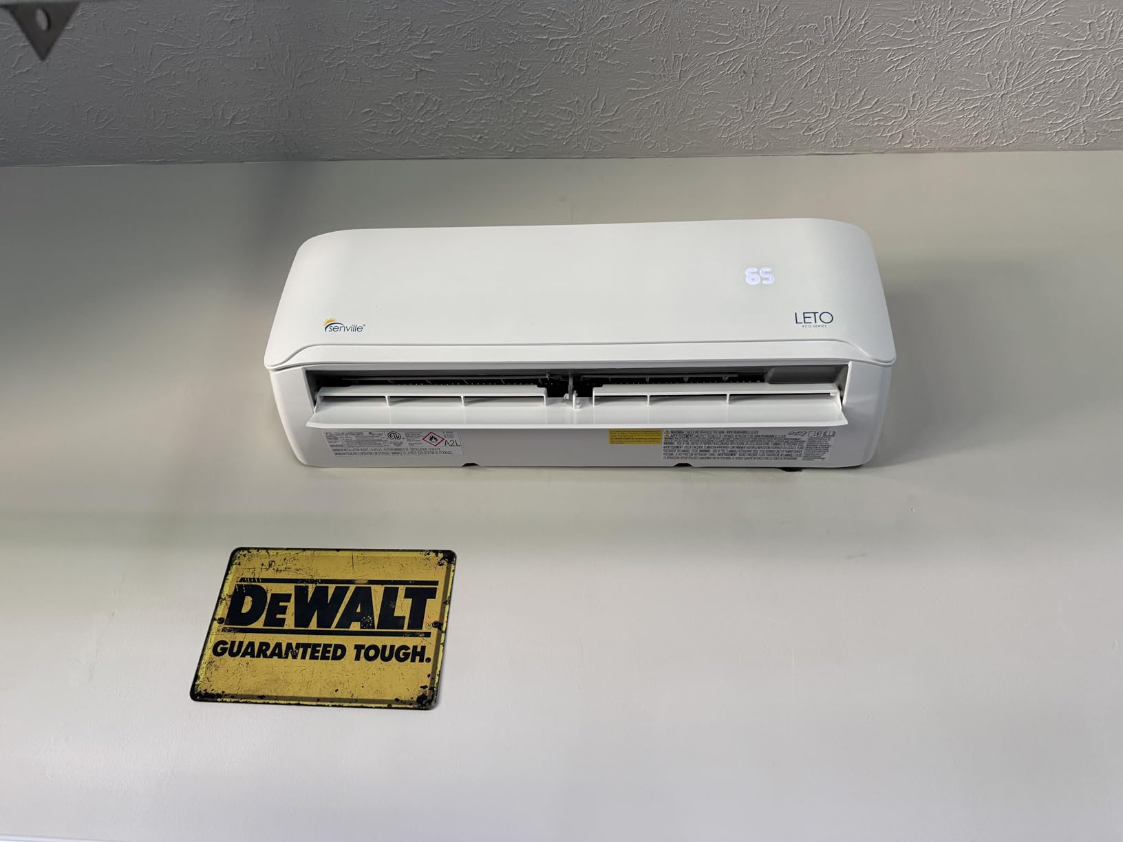Senville LETO Series Mini Split Air Conditioner Heat Pump, 12000 BTU 110/120V, Inverter, Works with Alexa, SEER2 20.8, 1 Ton, White customer photo 2