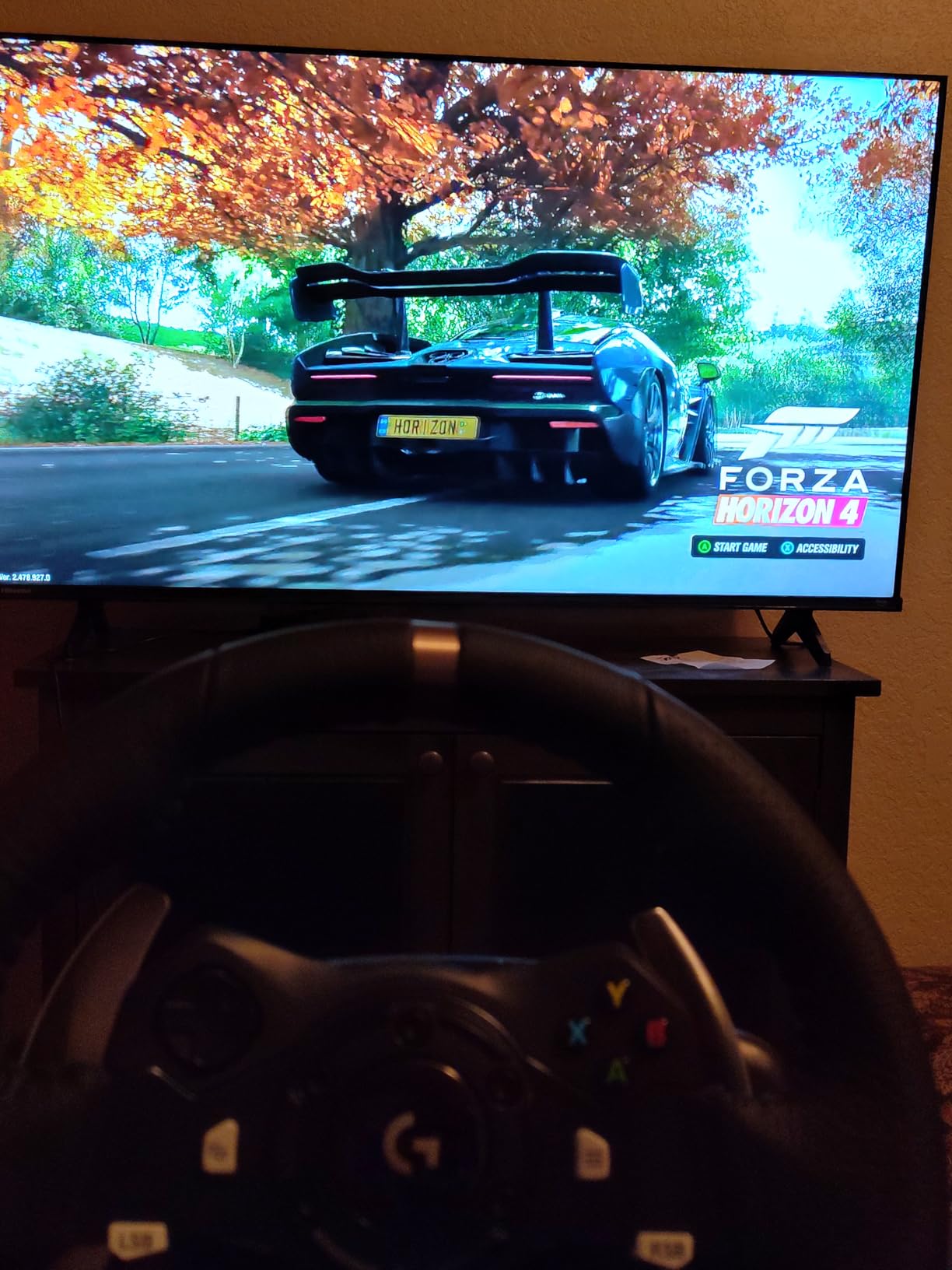 Logitech G920 Driving Force Racing Wheel and Floor Pedals, Real Force Feedback, Stainless Steel Paddle Shifters, Leather Steering Wheel Cover for Xbox Series X|S, Xbox One, PC, Mac - Black customer photo 2