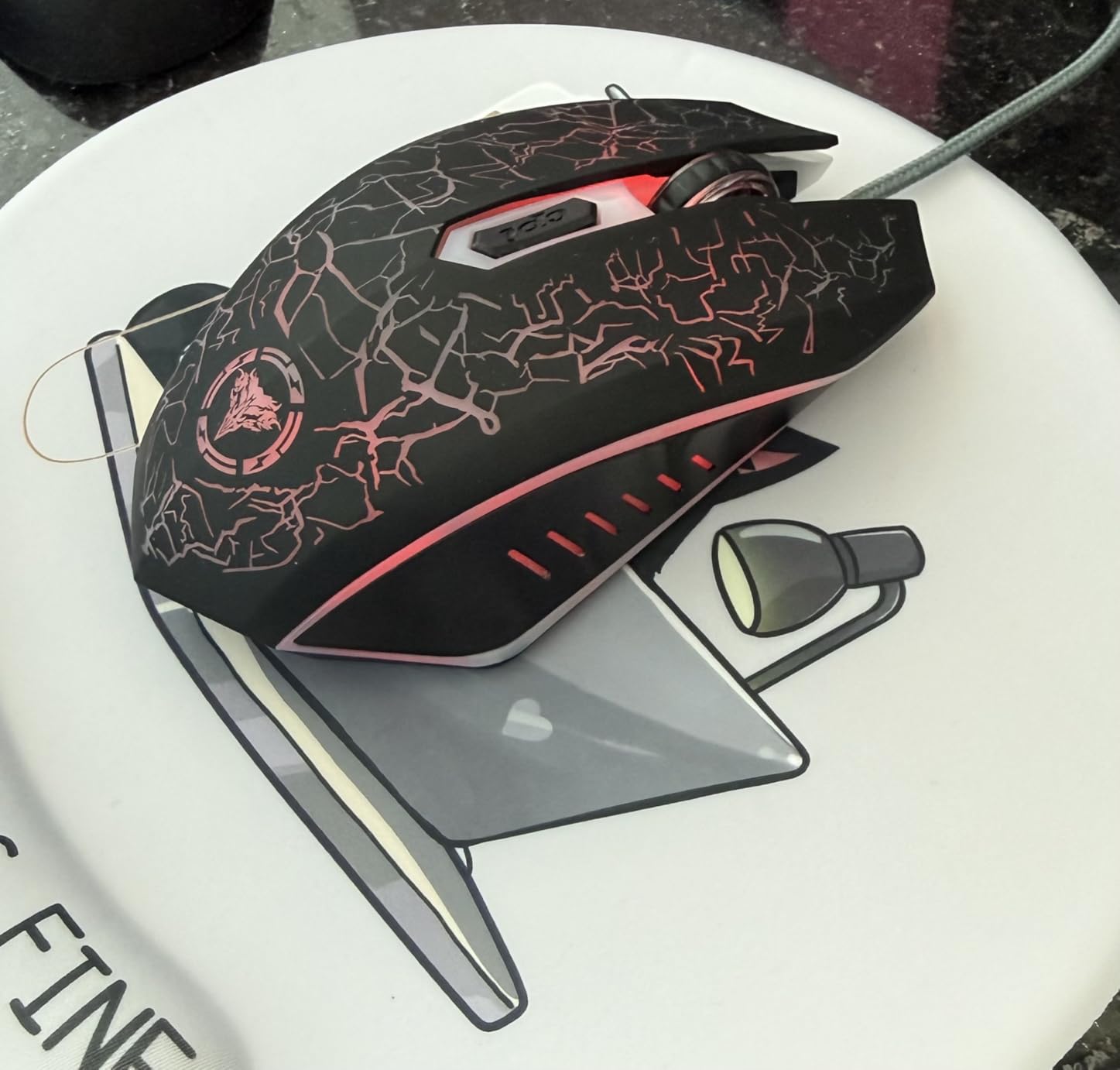 BENGOO Gaming Mouse Wired, Ergonomic Gamer Laptop PC Optical Computer Mice with RGB Backlit, 4 Adjustable DPI Up to 3600, 6 Programmable Buttons for Windows 7/8/10/XP Vista Linux -Black customer photo 1