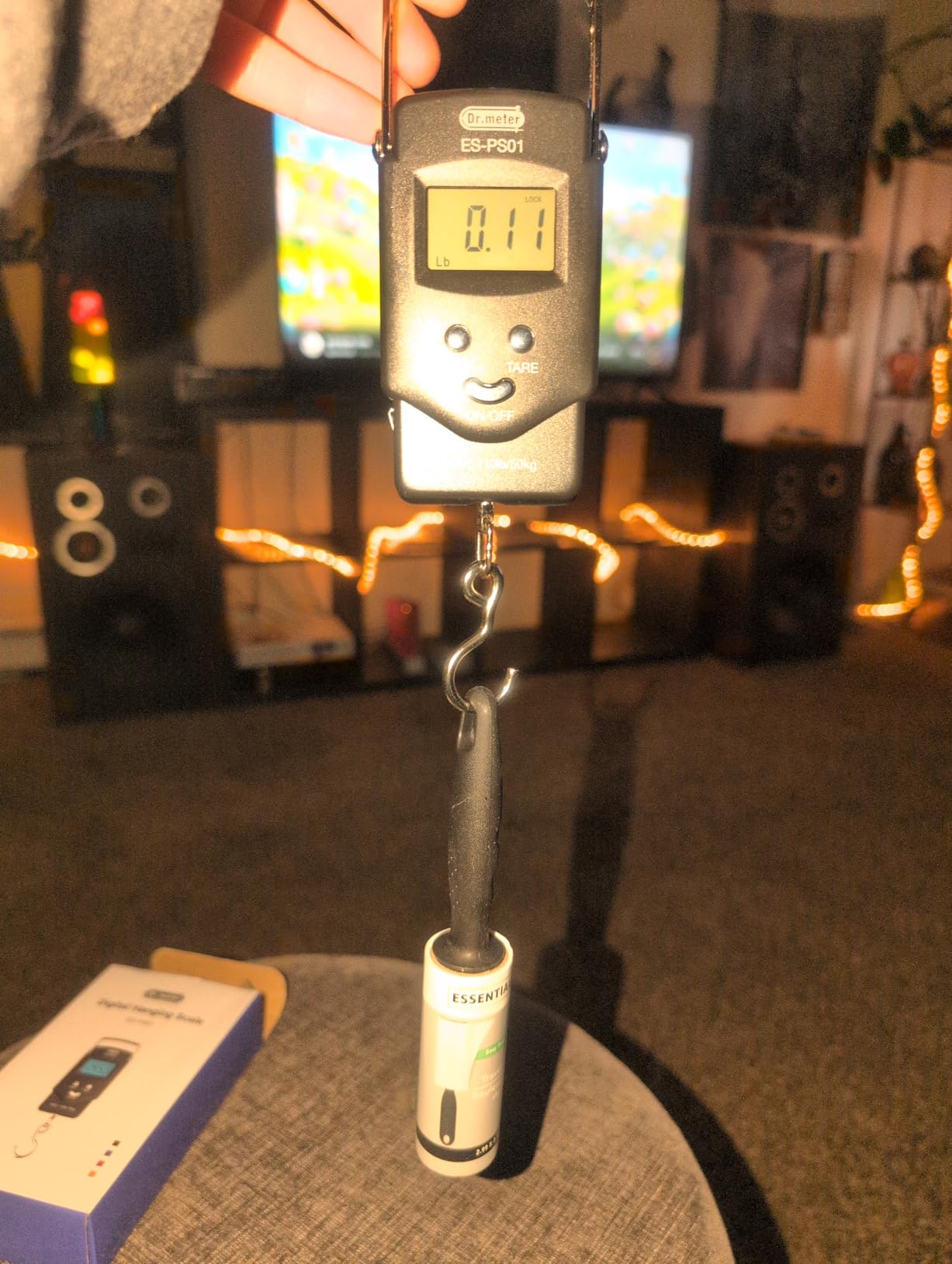 Fish Scale Luggage Scale Fishing Gear - 110lb Backlit LCD Display Digital Scale with Built-in Measuring Tape - Fishing Scale with 2 AAA Batteries, Pocket Size - Fishing Gifts for Men customer photo 2