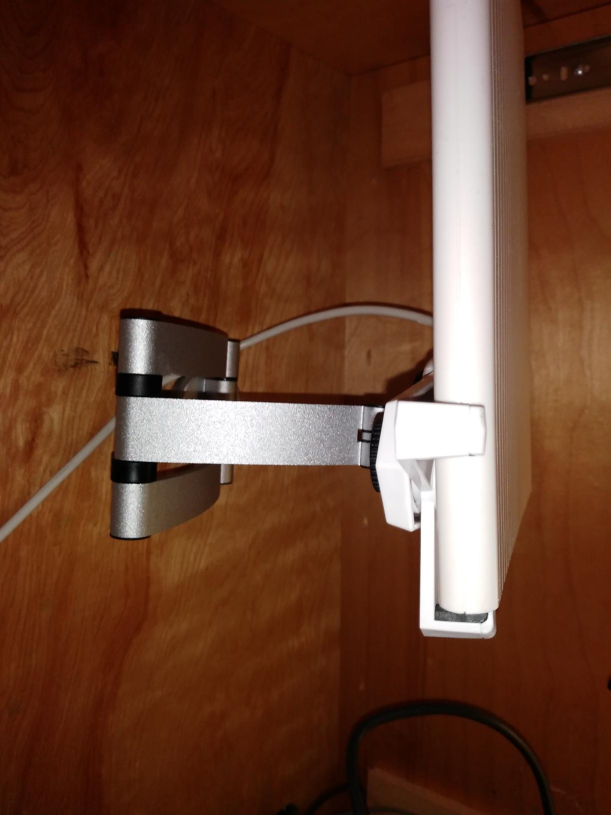 Matney Universal Tablet Wall Mount Holder - Adjustable Swivel Arm 360° Rotating Hands-Free Flexible Viewing - Fits 2.25