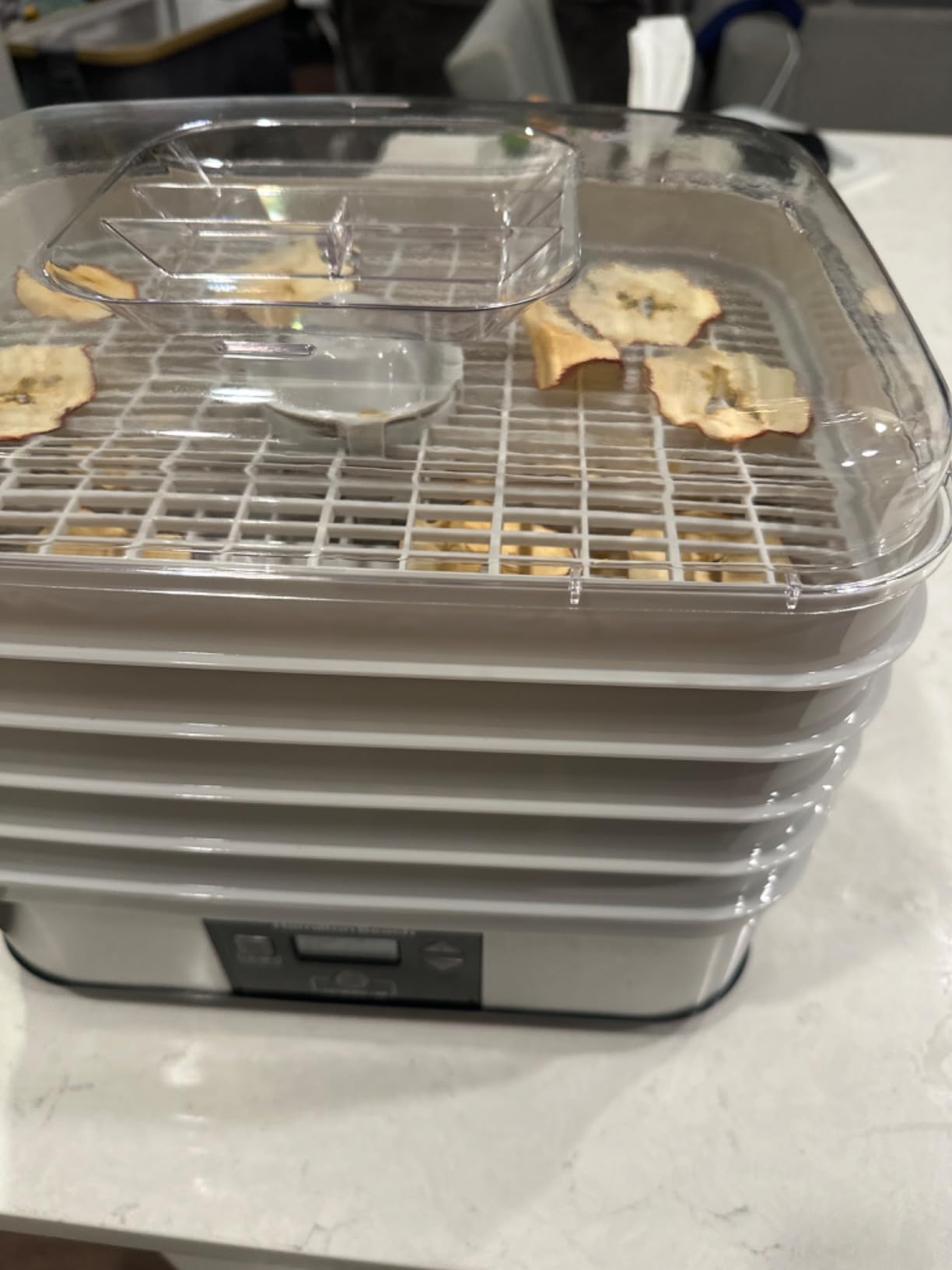 Hamilton Beach Digital Food Dehydrator for Fruit and Jerky, Vegetables and More, 5 Trays, Adjustable Temperature, 48 Hour Timer + Auto Shutoff, Grey (32100A) customer photo 1