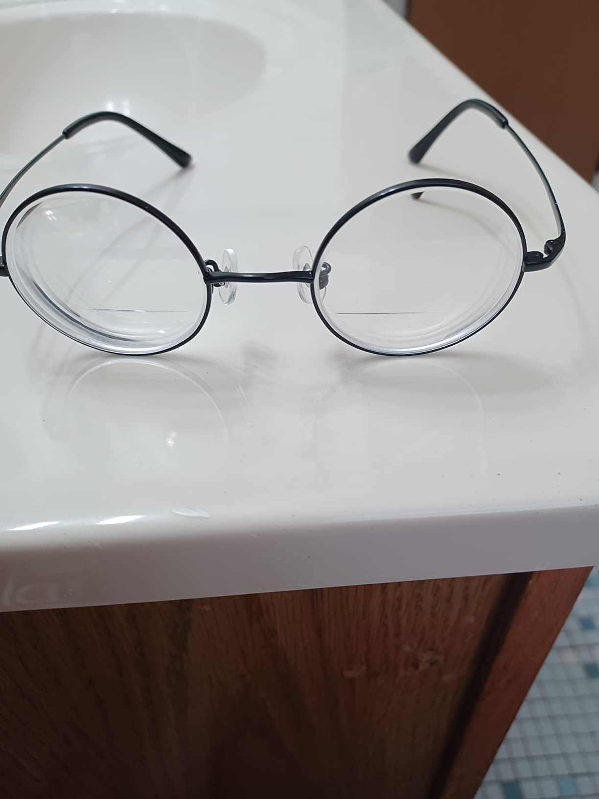 Pure Titanium Retro Round Optical Eyeglasses Frame 44-24-140 customer photo 2