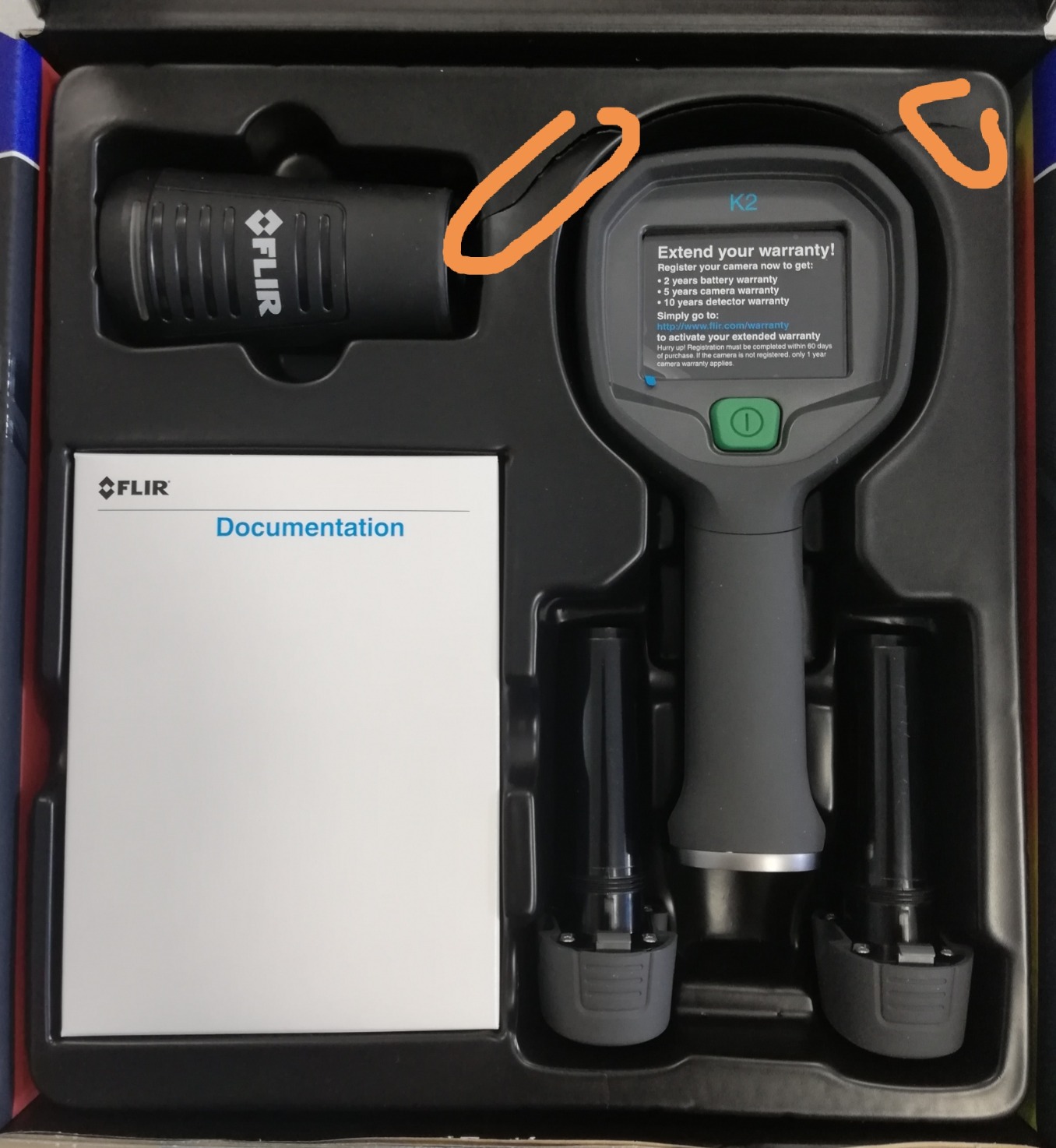 FLIR K2 Compact Thermal Imaging Camera with MSX - Multi-Spectral Dynamic Imaging, Operability up to 500°F, for Firefighters customer photo 1