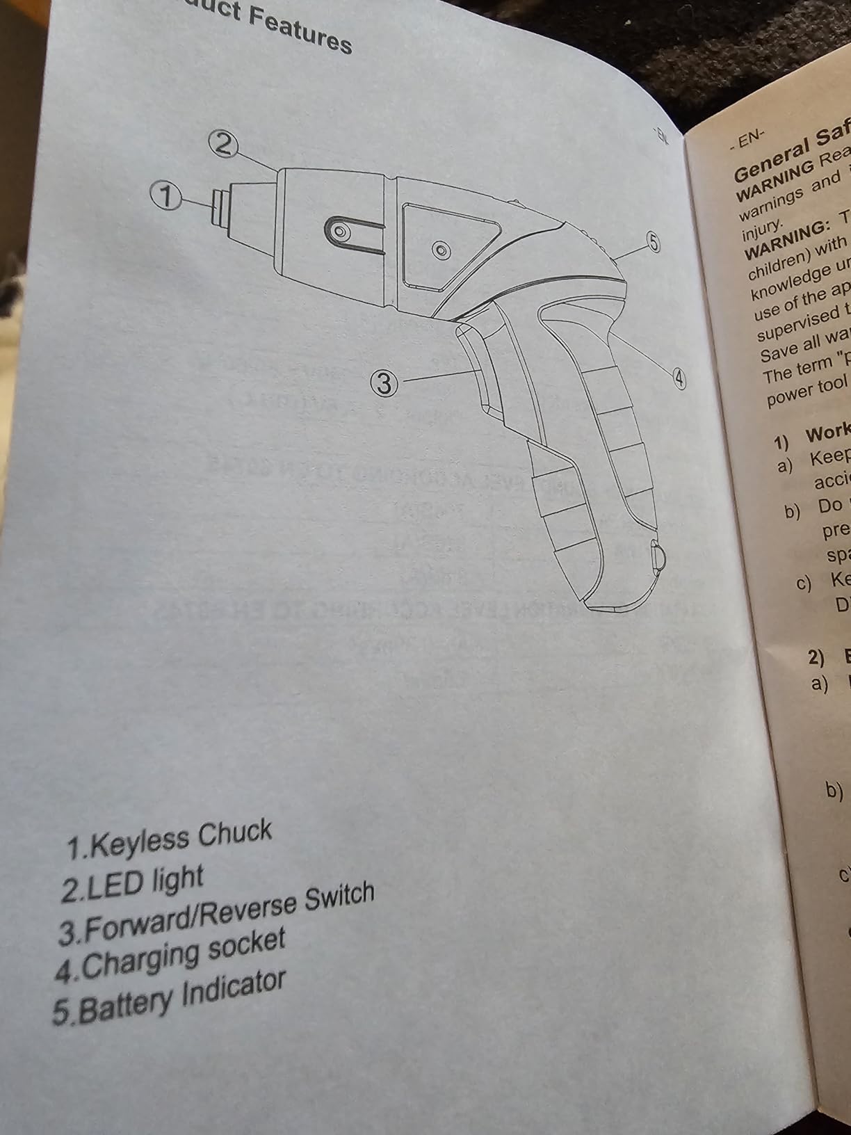 Hi-Spec Small Electric Screwdriver, Mini Drill Set, Rechargeable 3.6V Cordless Screwdriver with 26 Driver Bits, Power Tool for Small Projects & Home Use customer photo 1