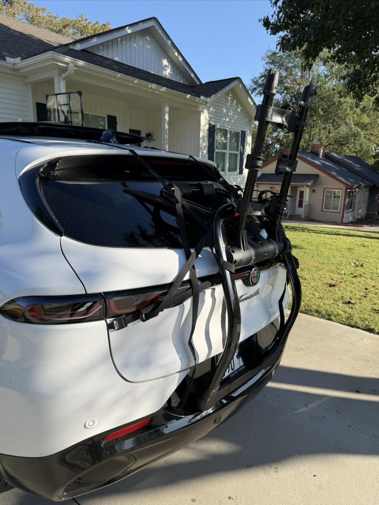 Yakima FullBack 3 Premium Trunk Bike Rack, Holds 3 Bikes, Tool-Free Installation, SuperCush ZipStrips, Foldable Arms, SKS Locks, Bottle Opener customer photo 1