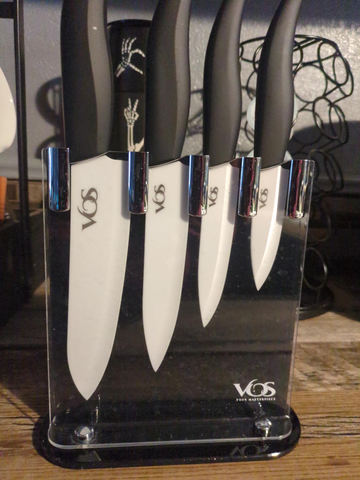 Vos Ceramic Knife Set with Block - 3