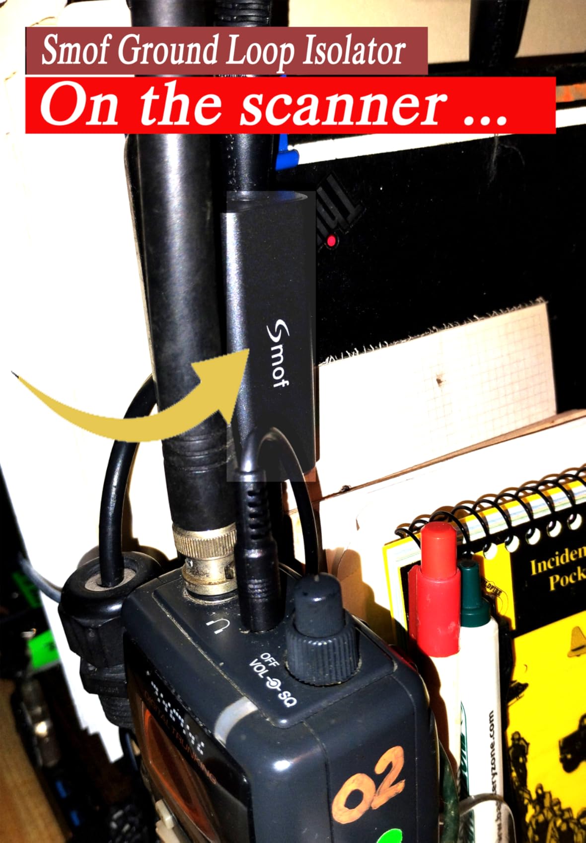 Smof Upgraded Ground Loop Noise Isolator, Noise Filter for Car Audio/Home Stereo System (Eliminate The Buzzing Noise Completely) with 3.5mm Audio Cable, Black customer photo 1