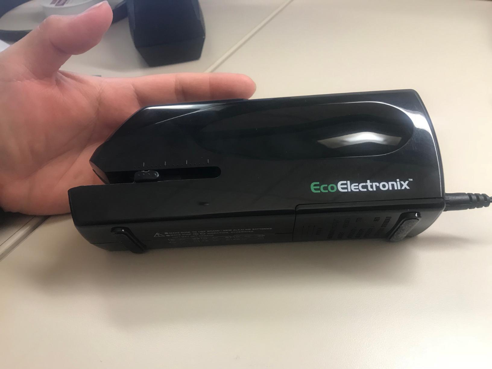 EcoElectronix Portable Automatic Electric Stapler Pro - 30 Sheet Capacity, Quiet Operation, Jam-Free and Easy Reload - AC Adapter/Battery Powered, (Black) customer photo 1