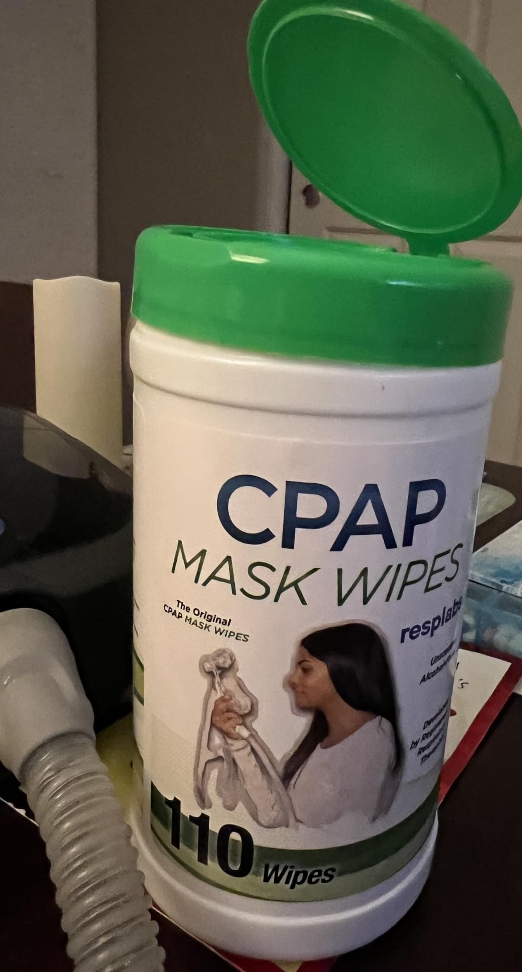 resplabs CPAP Mask Wipes Unscented Cleaner for Full Face, Nasal Masks & Supplies 110 Wipes customer photo 2