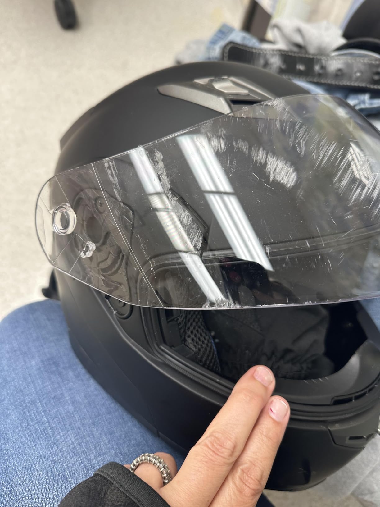 ILM Bluetooth Integrated Modular Flip up Full Face Motorcycle Helmet Sun Shield Mp3 Intercom Model 953 customer photo 2