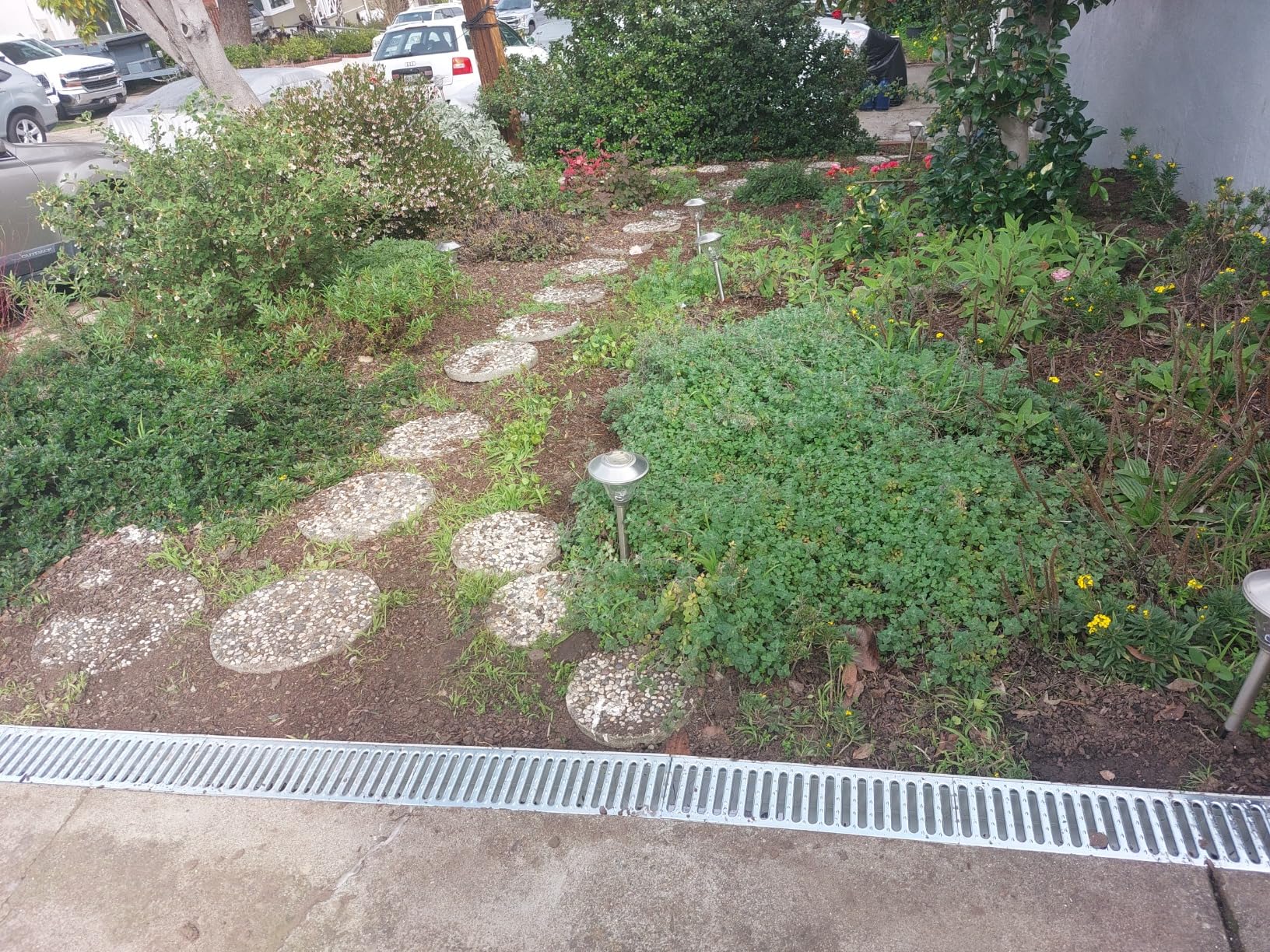 NDS Pro Series Channel Drain Kit, 5-1/2 in. X 39-3/8 in. Deep Profile Channel, Galv. Steel Grates, End Caps/Outlet, 5 in. customer photo 1