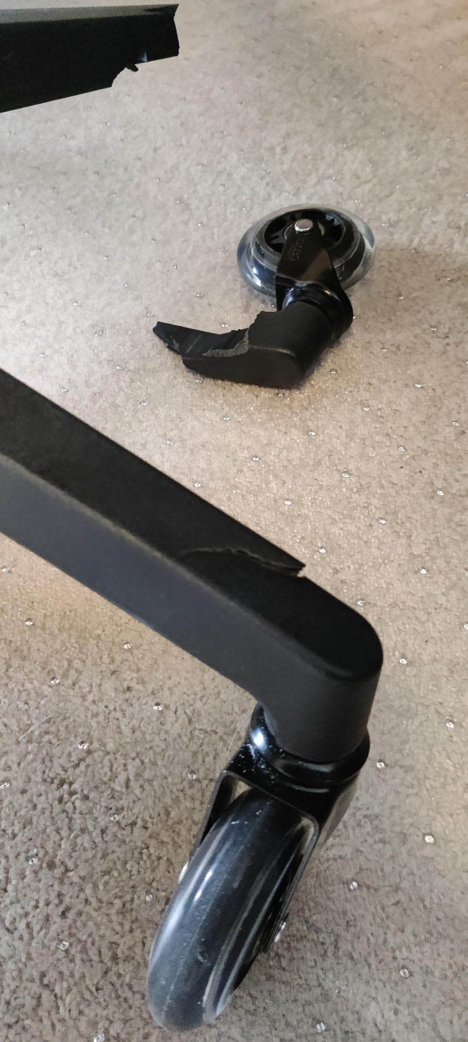 The Office Oasis Original Rollerblade Office Chair Wheels (As Seen On PBS) - Incredibly Smooth & Quiet Casters - Safe for Hardwood Floors & Carpet - Easy Installation - Set of 5 customer photo 2