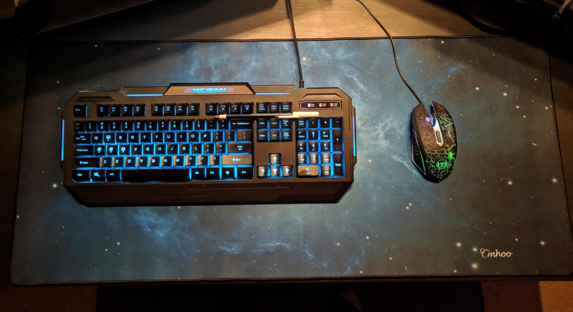 XXL Professional Large Mouse Pad & Computer Game Mouse Mat (35.4x15.7x0.1IN, Map) customer photo 2