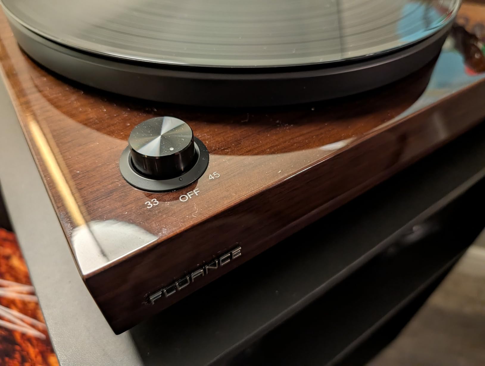 Fluance RT81 Elite High Fidelity Vinyl Turntable Record Player with Audio Technica AT95E Cartridge, Belt Drive, Built-in Preamp, Adjustable Counterweight, High Mass MDF Wood Plinth - Walnut customer photo 2