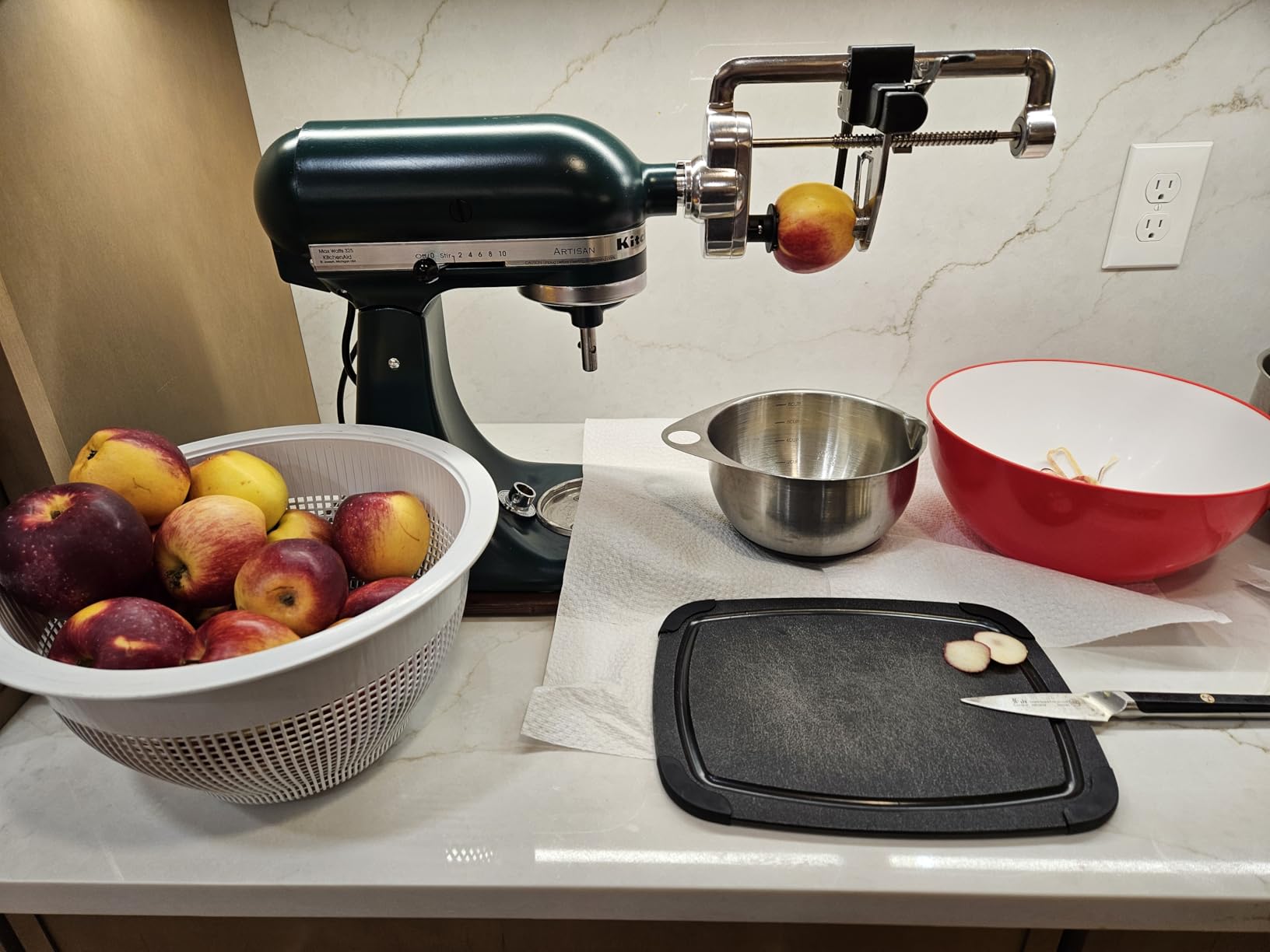 KitchenAid 7 Blade Spiralizer Plus with Peel, Core and Slice - KSM2APC customer photo 1