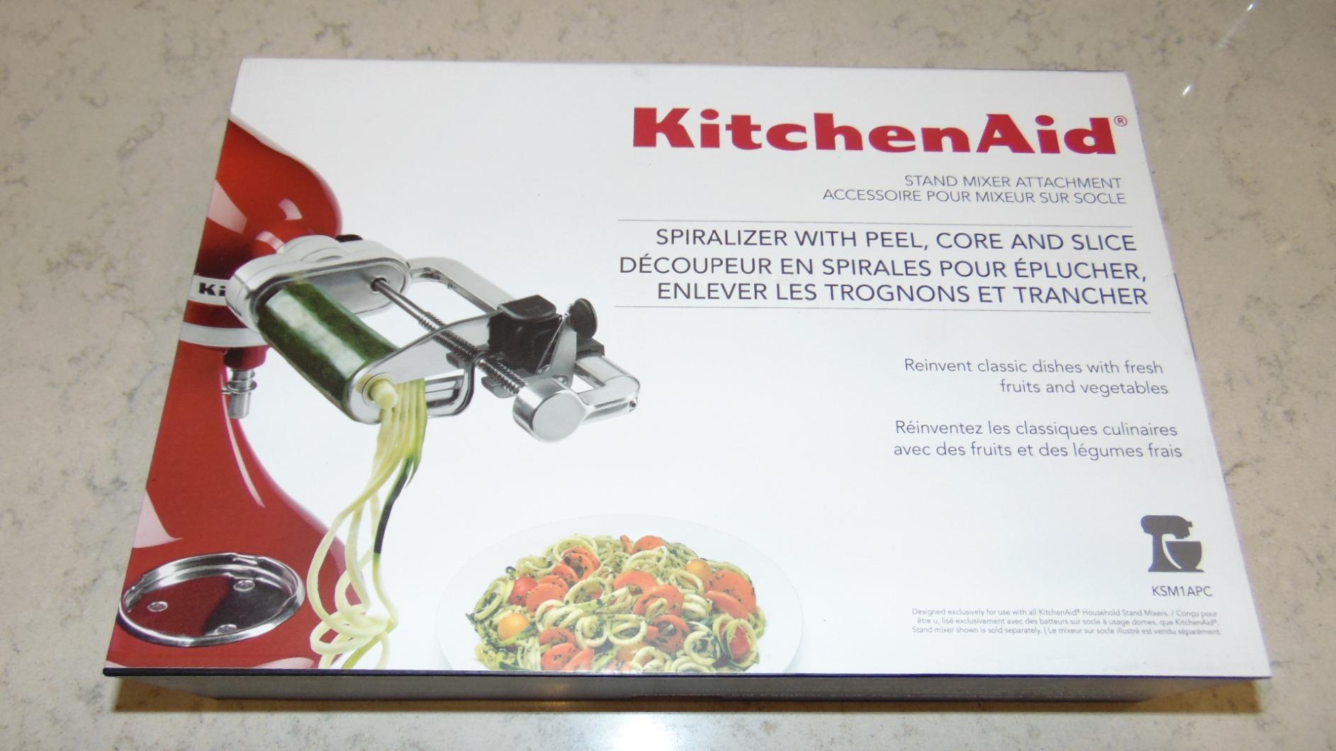 KitchenAid 7 Blade Spiralizer Plus with Peel, Core and Slice - KSM2APC customer photo 2