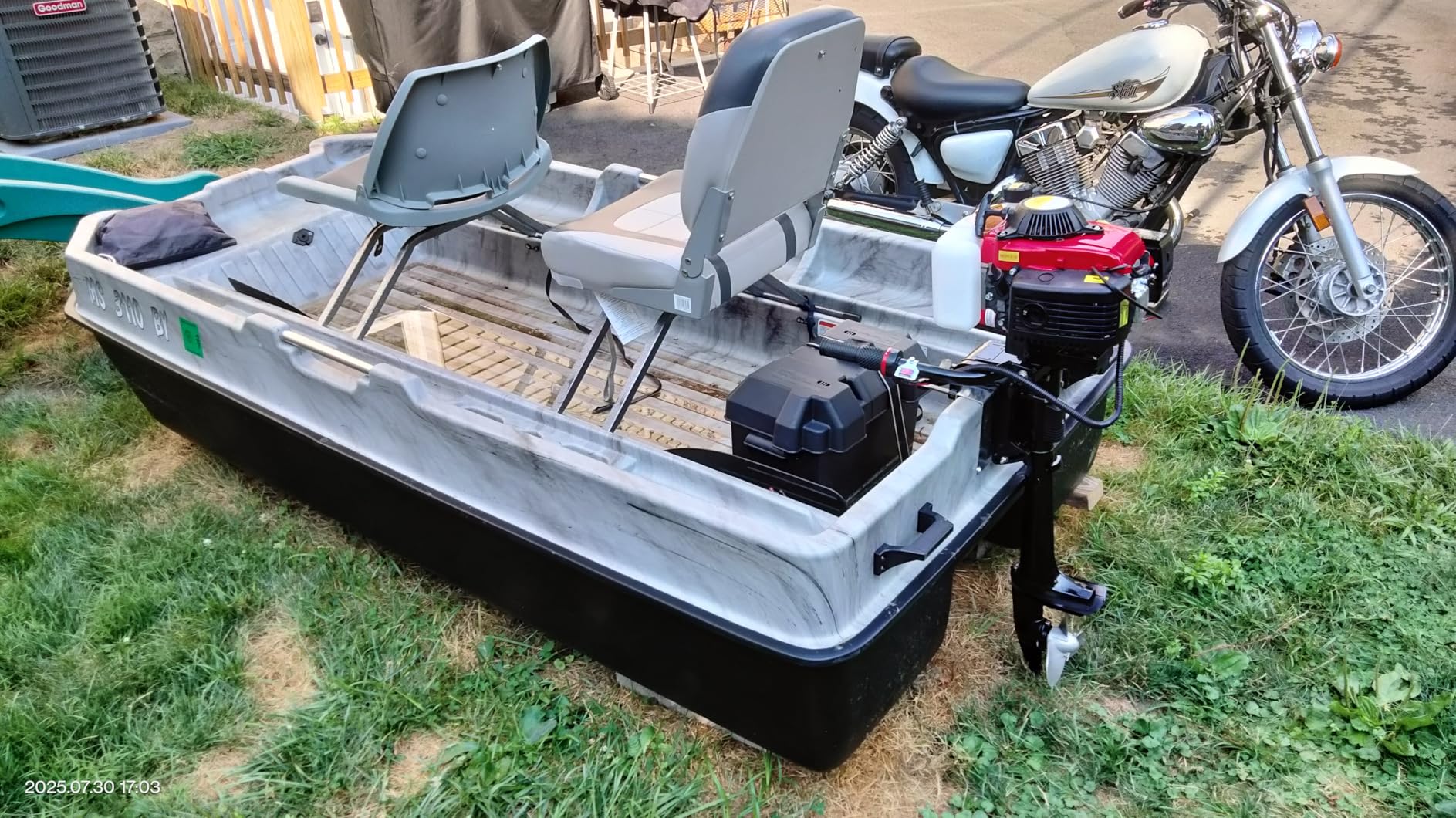 Bekith 2 Pack Fishing Rod Holder with Combo Mount, Adjustable Fishing Boat Rod Holder, Black Finish customer photo 1