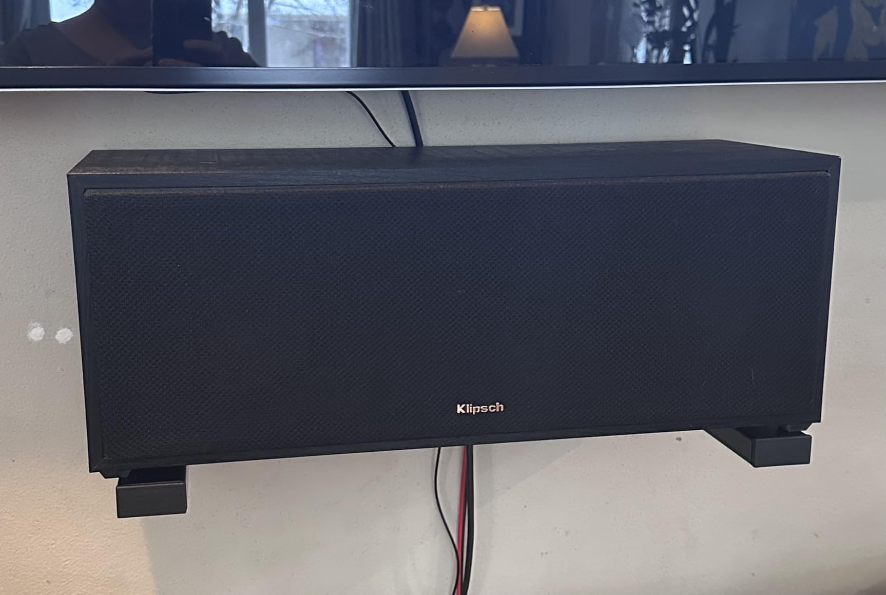 Pyle Adjustable Speaker Wall Mount Brackets - 2 Pack Extendable Steel Arms for Center Channel, Small or Large Speakers & Soundbars - 110 lbs Capacity, 6.7-11.8