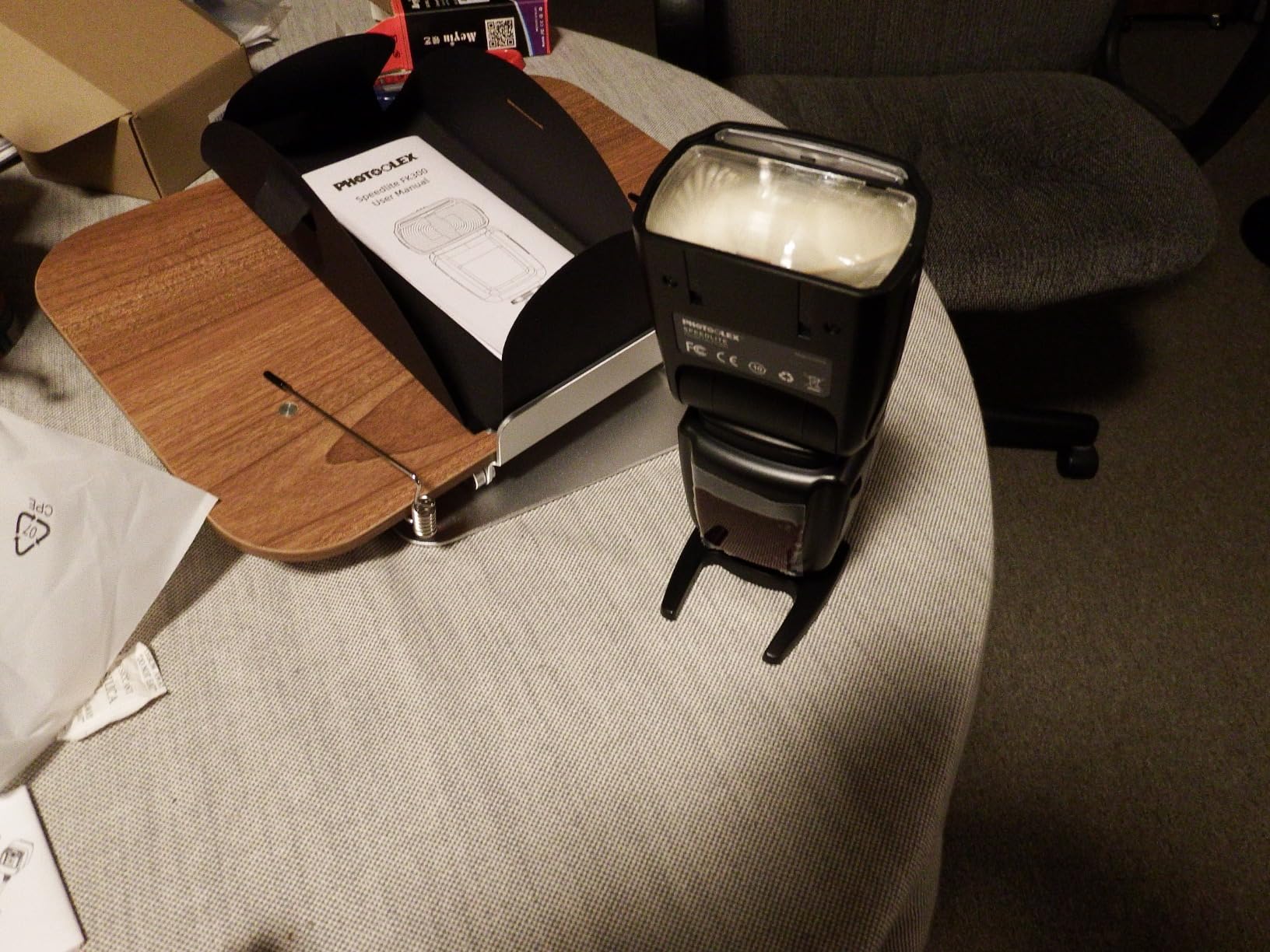 PHOTOOLEX Camera Flash for Canon Nikon Sony Panasonic Olympus Fujifilm Pentax Sigma Minolta Leica and Other SLR Digital and Digital Cameras with Single Contact Hot Shoe customer photo 1