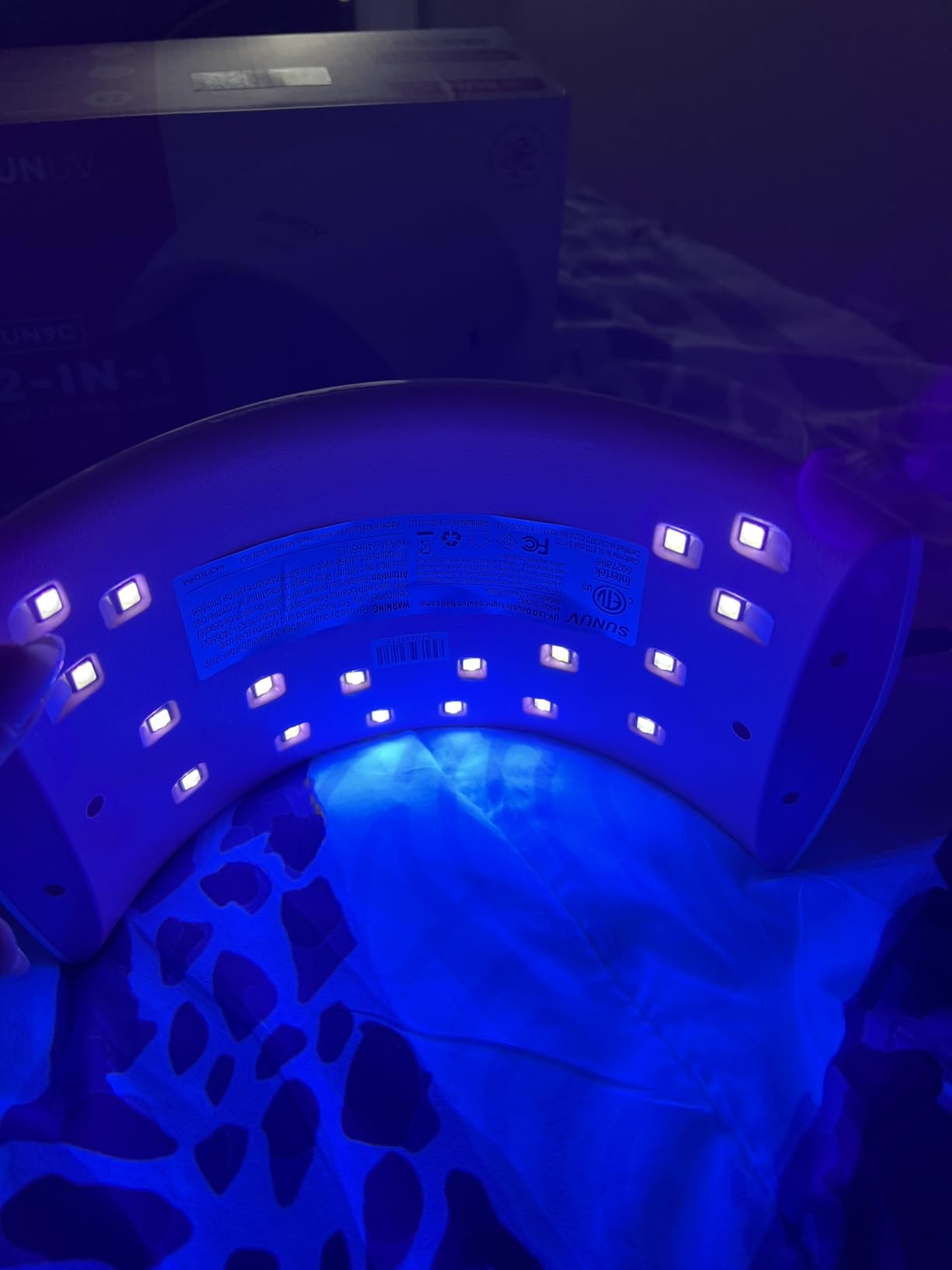 SUNUV UV LED Nail Lamp, Nail Dryer for Gel Polish UV Light for Nails with Sensor 2 Timers SUN9C Pink Gift for Women Girls customer photo 2