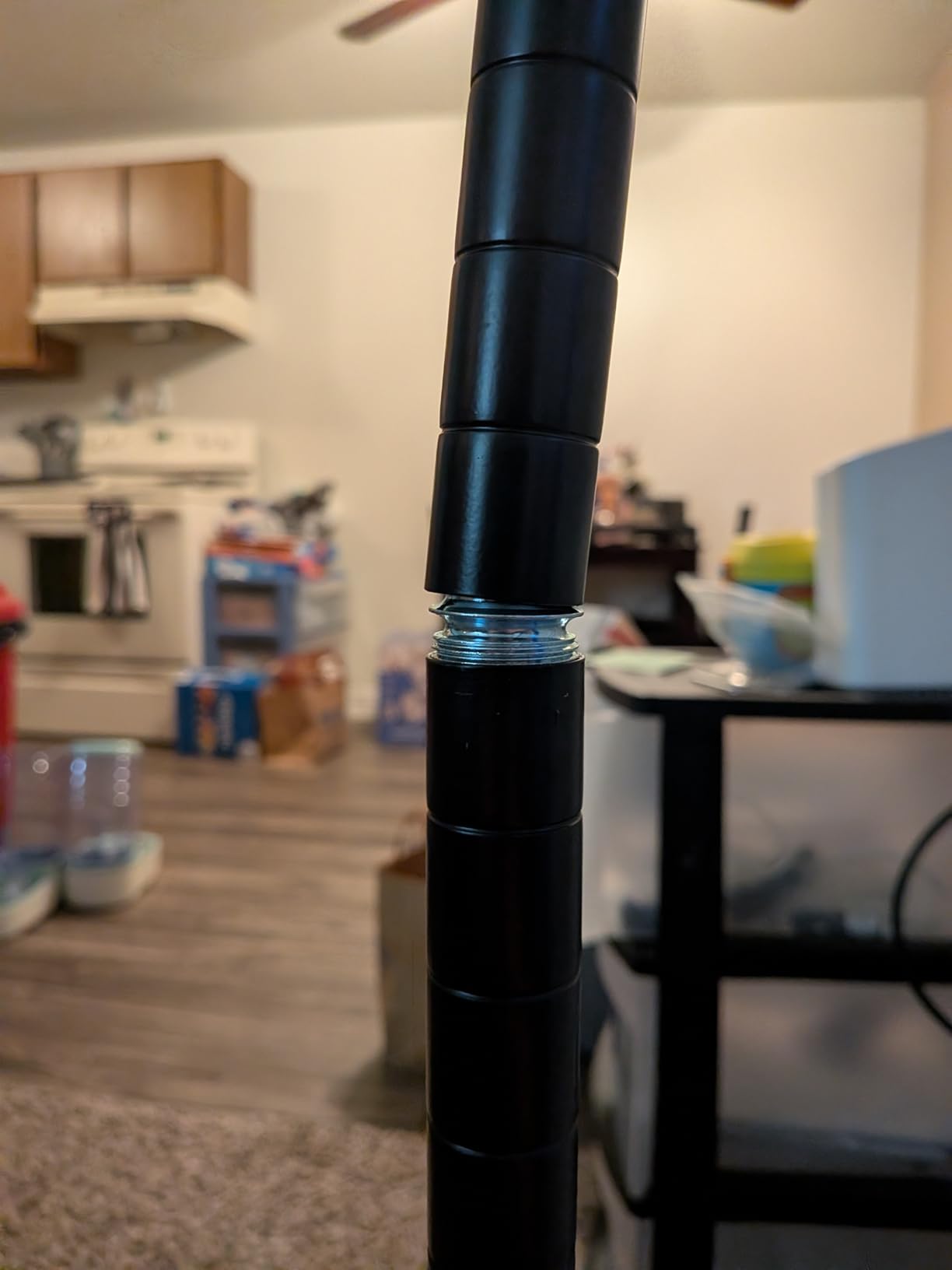 Amazon Basics 4-Shelf Adjustable Heavy Duty Steel Wire Rack Storage Shelving, Sturdy Garage Shelving, 350 lbs Capacity Per Shelf, Easy No-Tool Assembly, 36