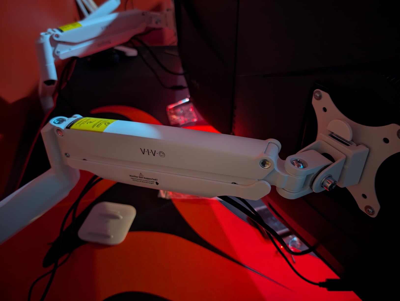 VIVO Premium Aluminum Height Adjustable Single Monitor Articulating Desk Mount Stand w/Gas Spring Arm Fits up to 32