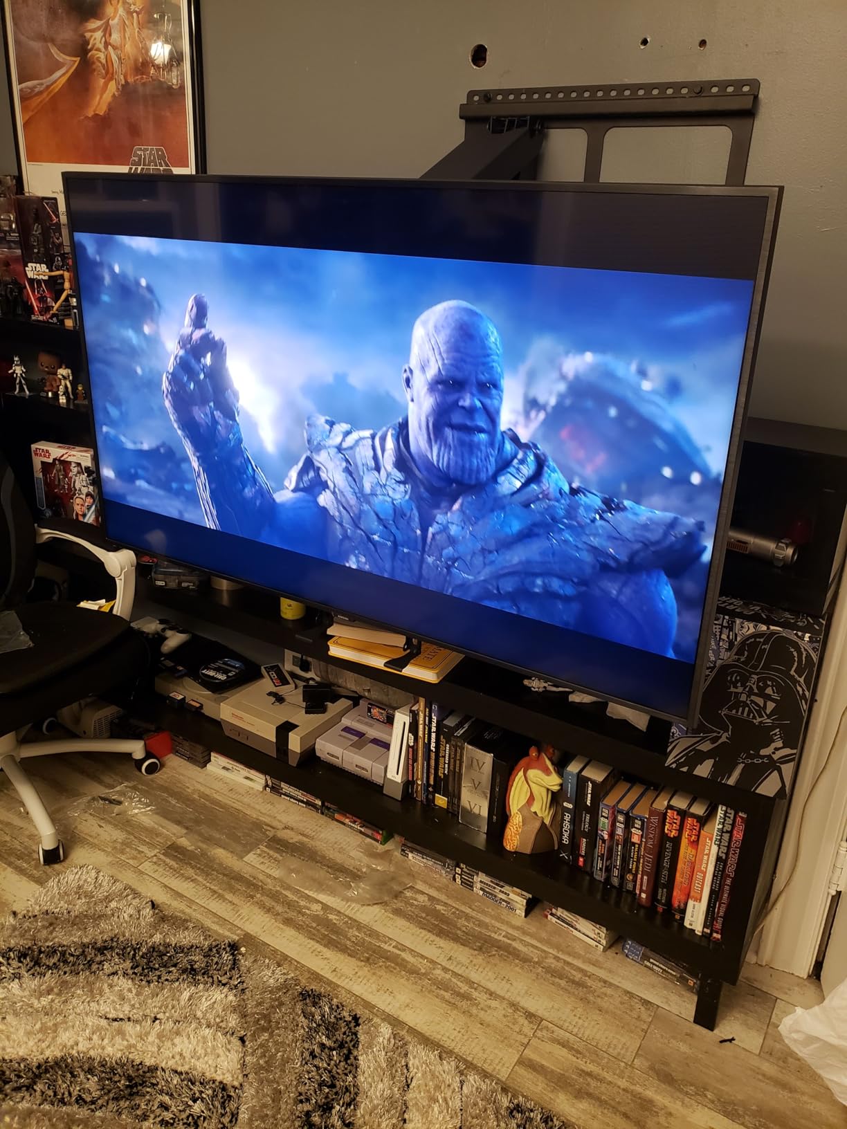 MantelMount- MM340 Above Fireplace Pull Down TV Mount- Televisions 44