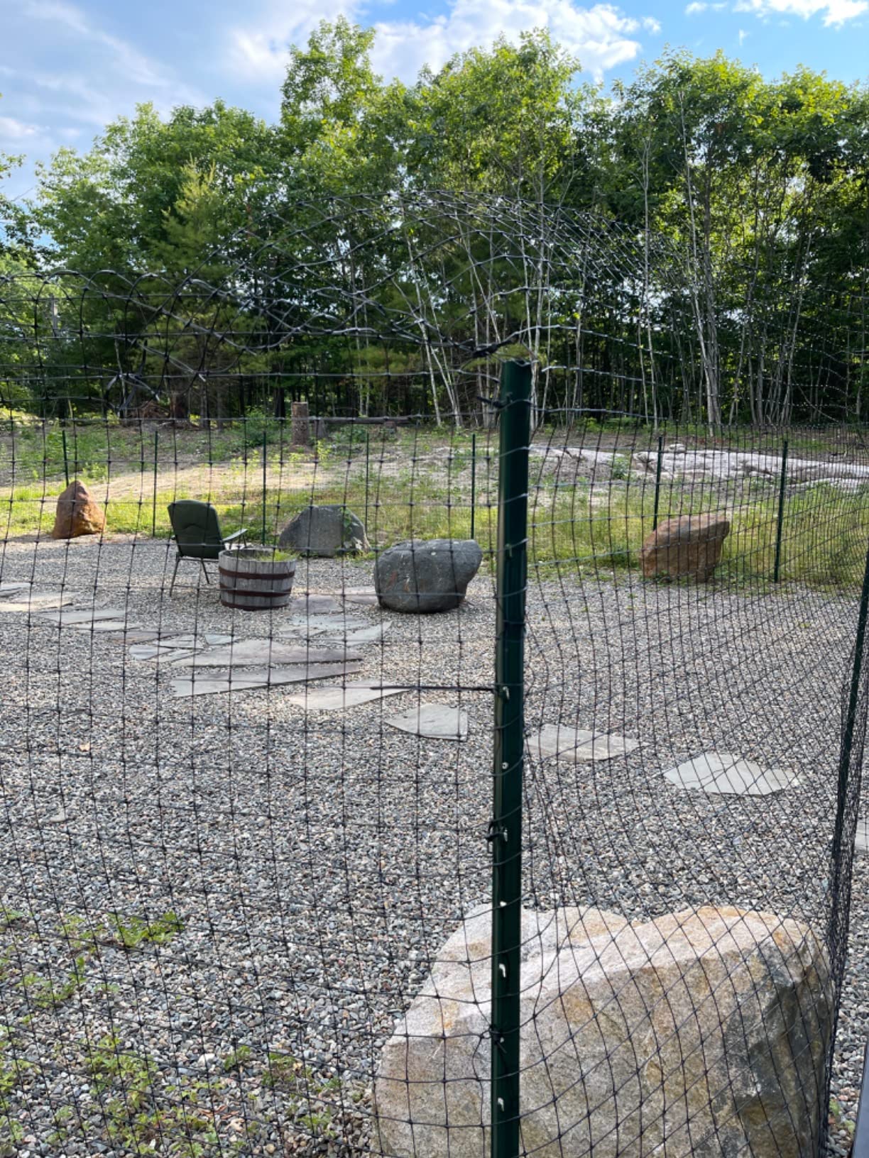 MTB Supply 1 Pack 24 Inch Black Fence Post Driver with Handle 18LB Iron T Post Pole Pounder Hand Post Rammer for U Fence Post Wooden Post customer photo 2