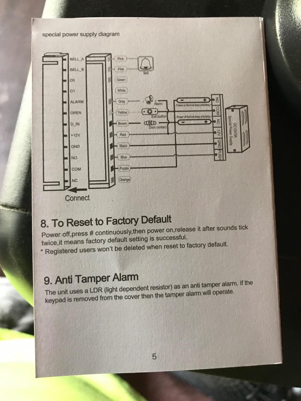 Retekess T-AC03 Security Access Control Keypad, RFID Keypad, Door Access Control, Stand-Alone Keypad, 2000 Users, Wiegand 26-bit, Support Proximity RFID Card customer photo 2