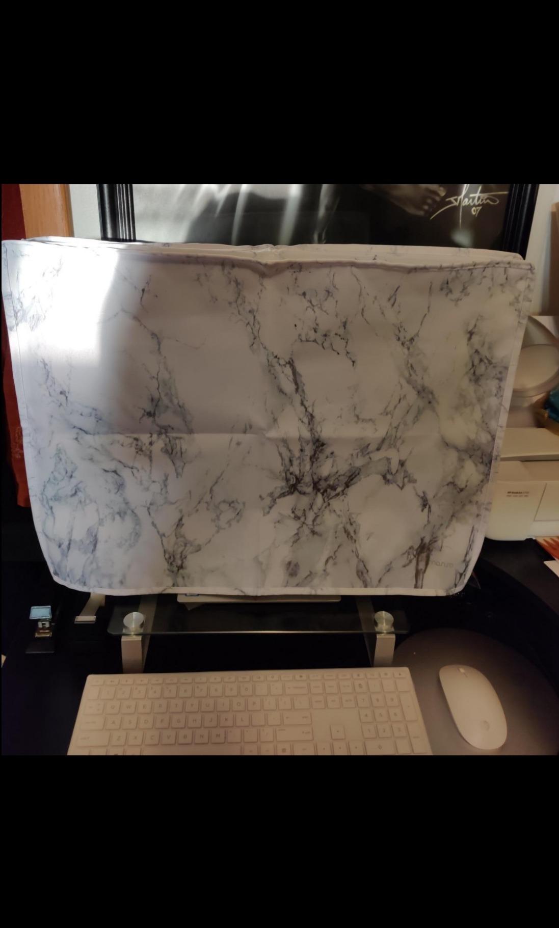 Universal Clear Waterproof Anti-Dust Silicone Keyboard Protector Cover Skin for Standard Size PC Computer Desktop Keyboards (Size: 17.52