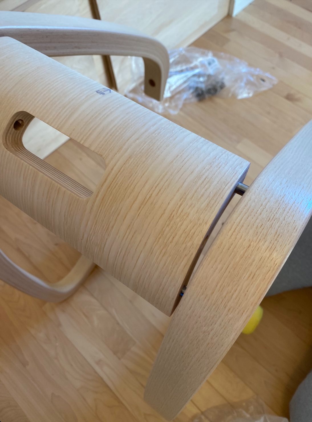 Varier Variable Natural/Black Ergonomic Office Kneeling Chair for Desk - Back Pain Relief, Rocking Seat for Home, Study & Posture Support - 10 Year Quality Guarantee customer photo 2