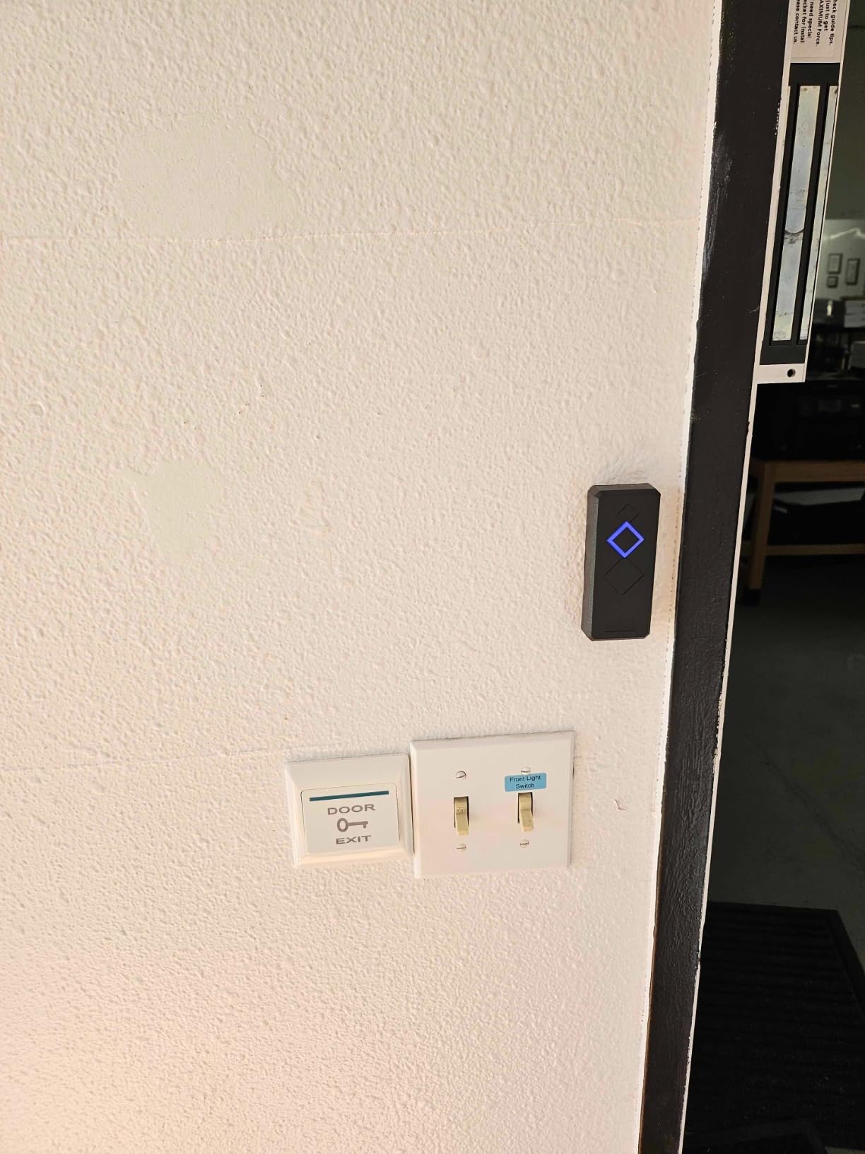 MENGQI-CONTROL 4 Door Access Control System with 600lbs Magnetic Lock Entry Access Control Panel 110V Power Supply Box RFID Reader Exit Button Enroll USB Reader RFID Card Key Fob APP Remote Open Lock customer photo 2