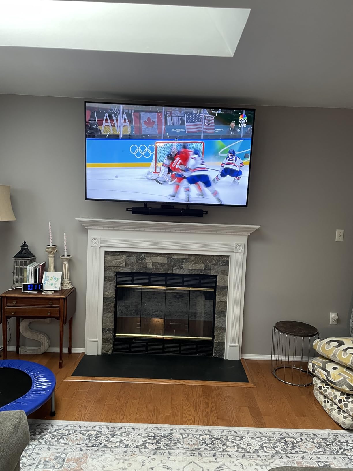 MantelMount MM540 - Above Fireplace Pull Down TV Mount for 44